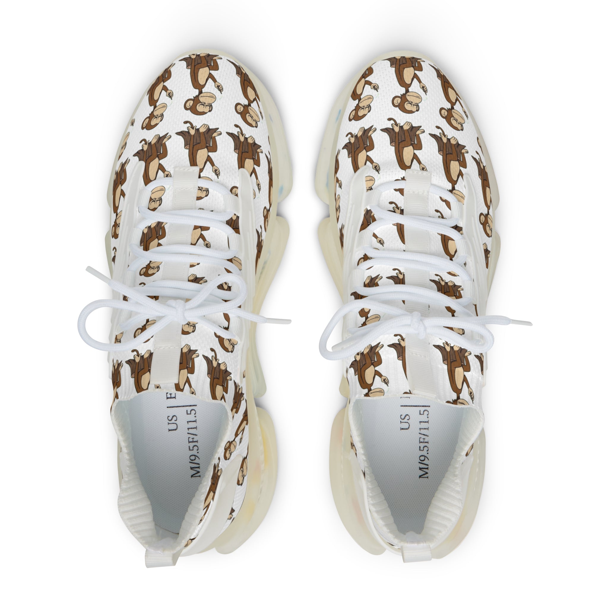 Mesh Sneakers - Smoking Monkey Design
