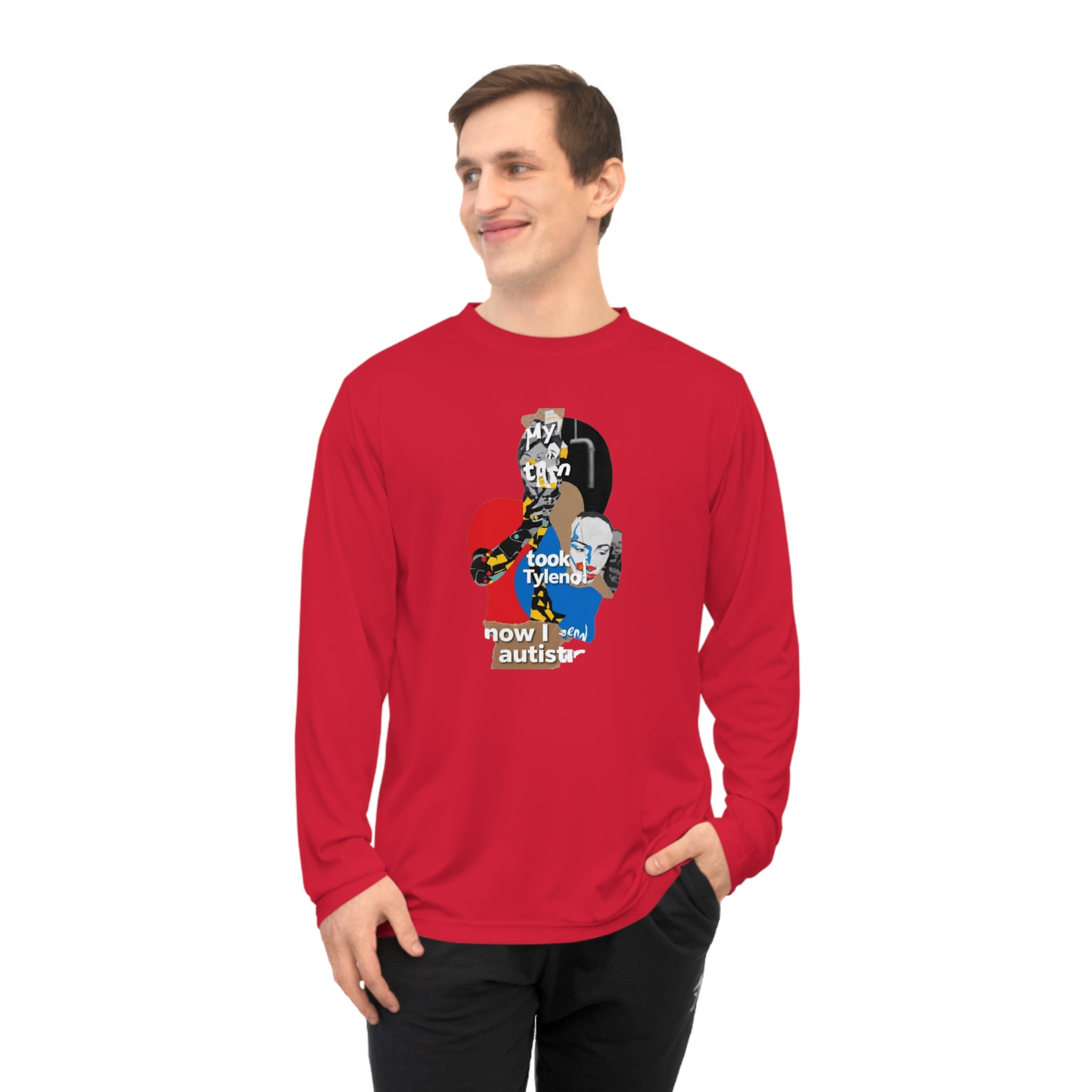 Humor Performance Shirt- Tylenol Art