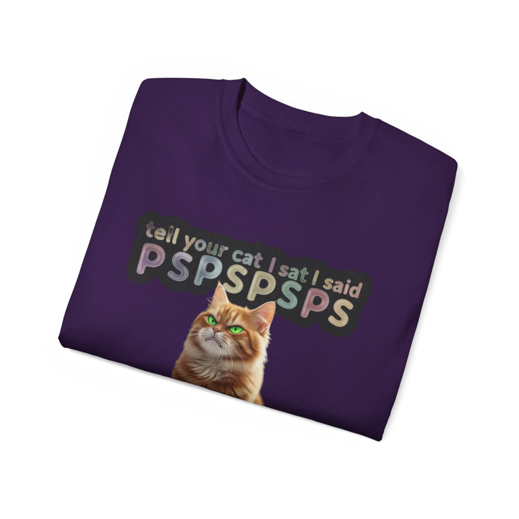 Funny Cat Lover Tee, PSPSPS Cat T-Shirt