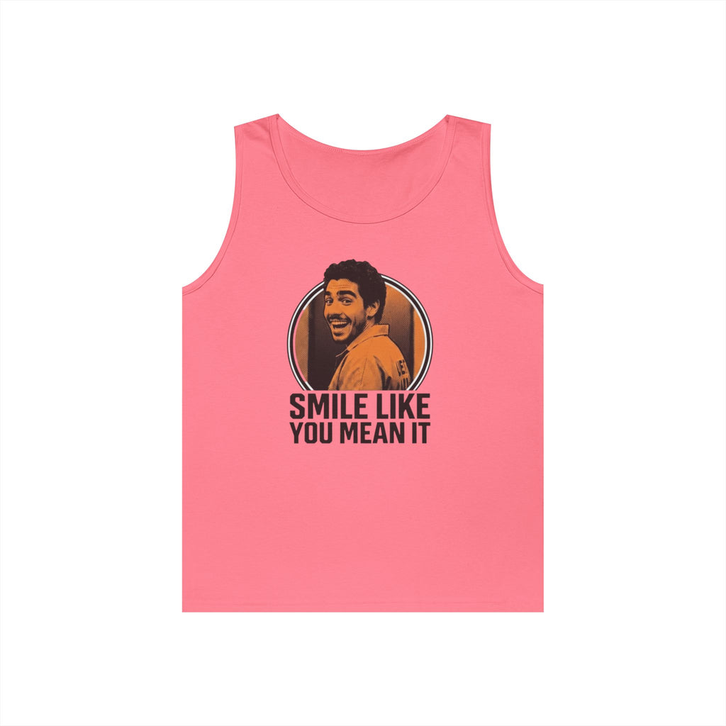 Smile like you mean it - Graphic Tank Top — Retro Laundry Machine Art