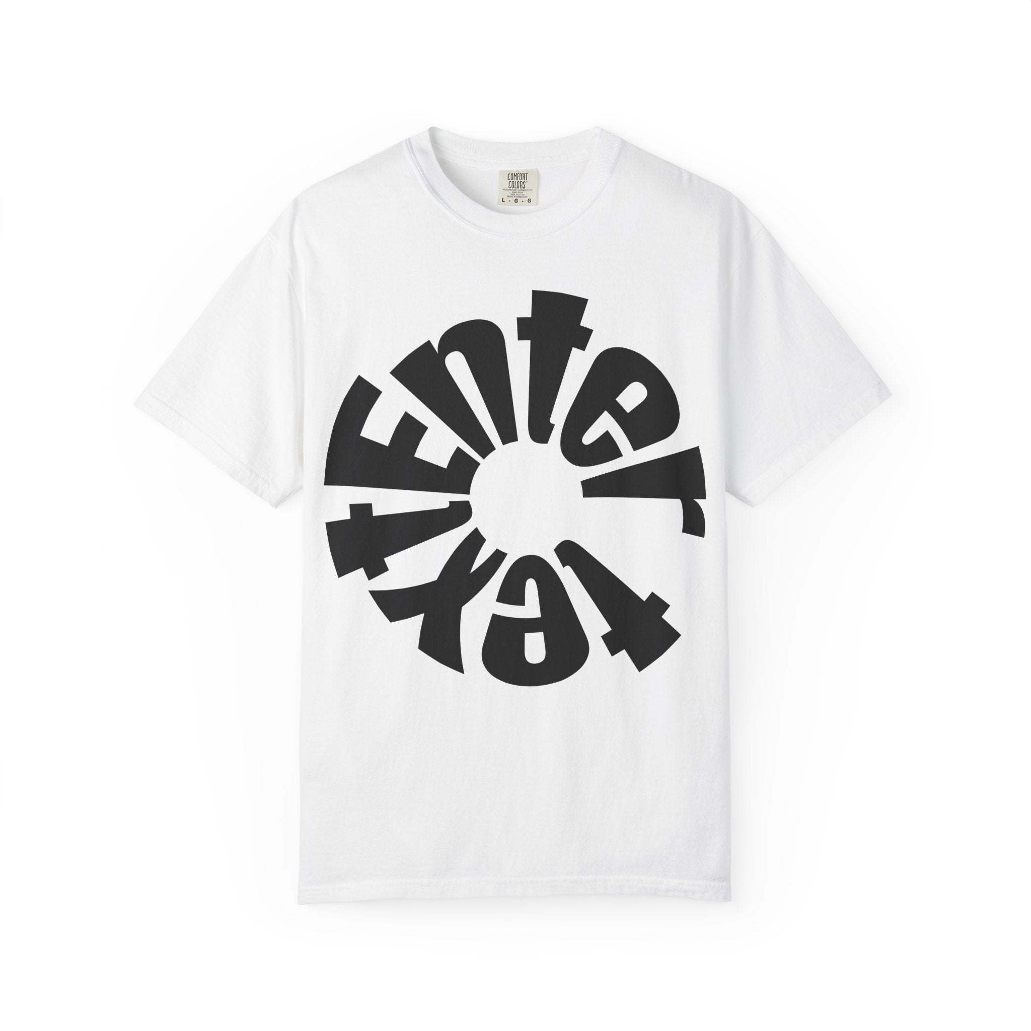 Rounded "Enter Text"  T-Shirt