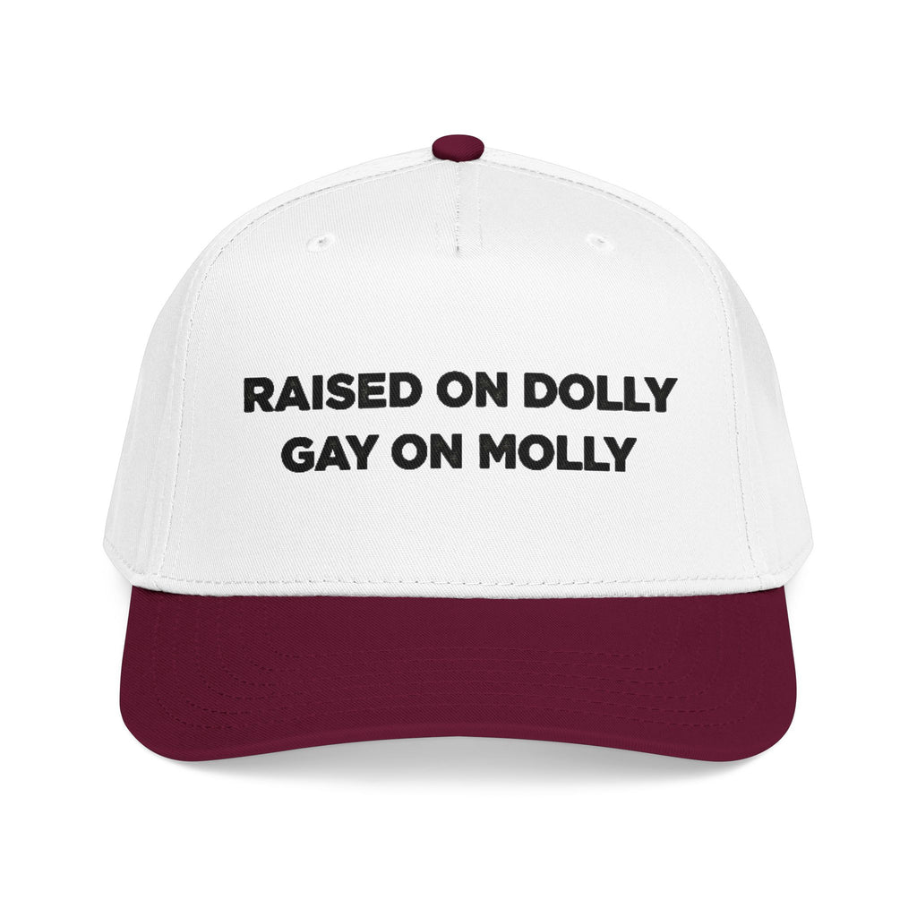 Dolly/Molly  Baseball Cap — Black Statement Hat