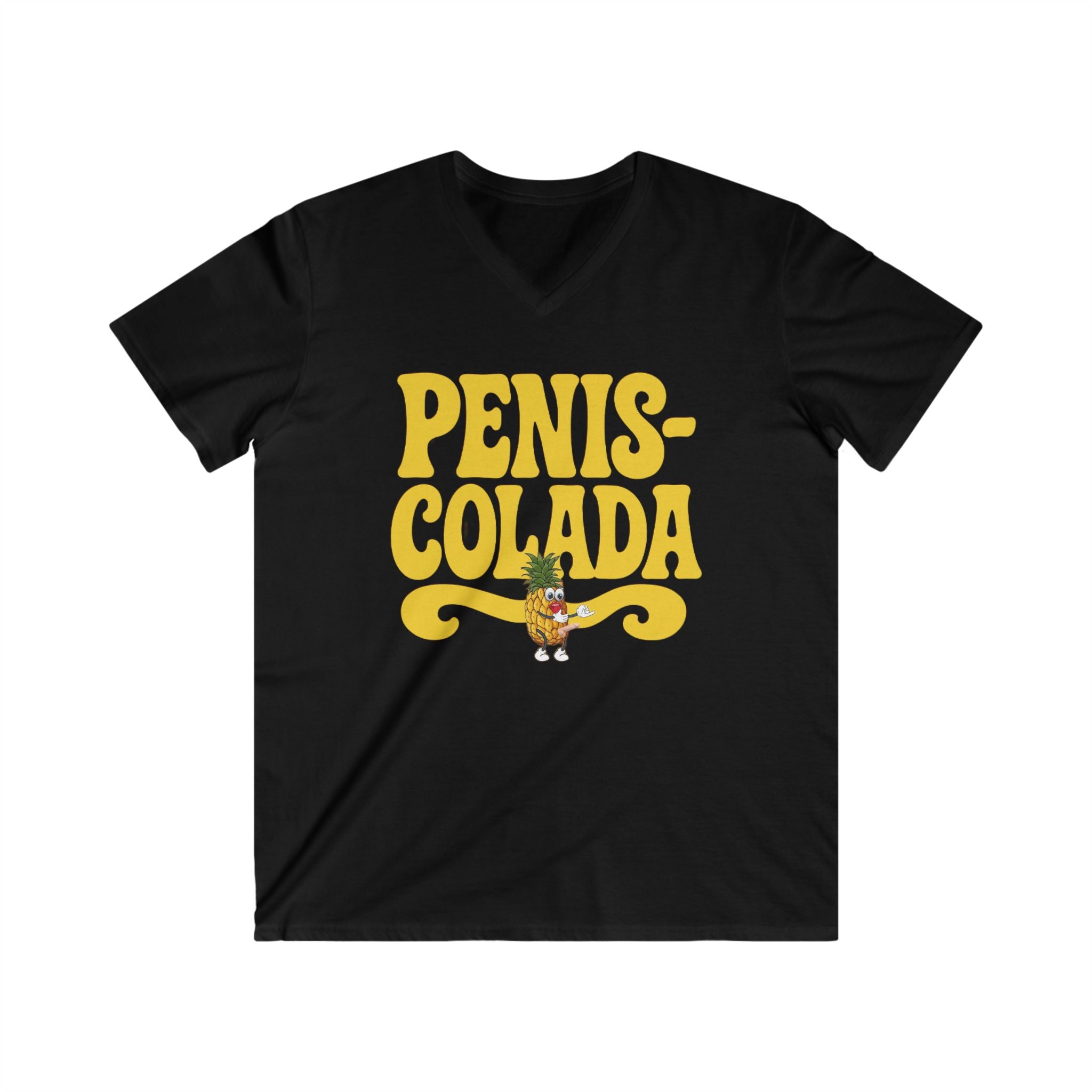 Funny Penis Colada V-Neck Tee