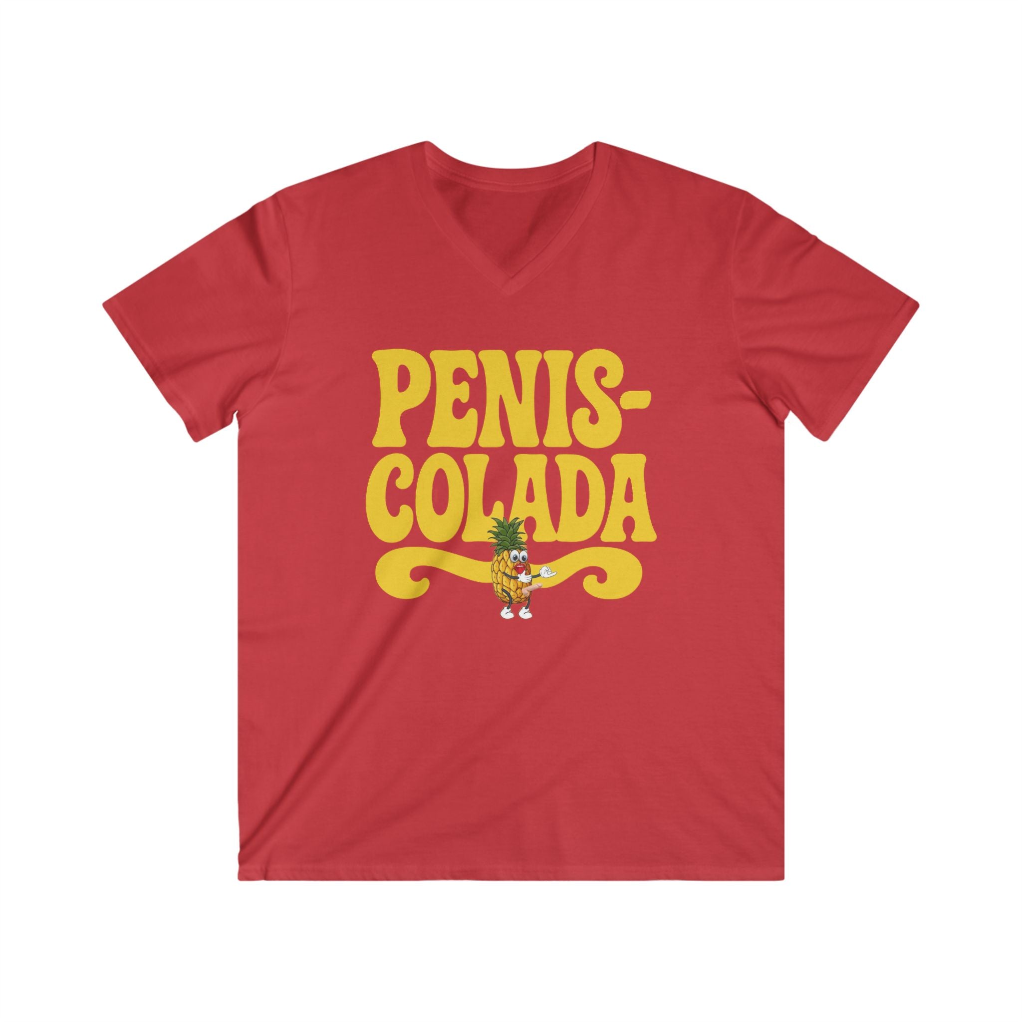 Funny Penis Colada V-Neck Tee