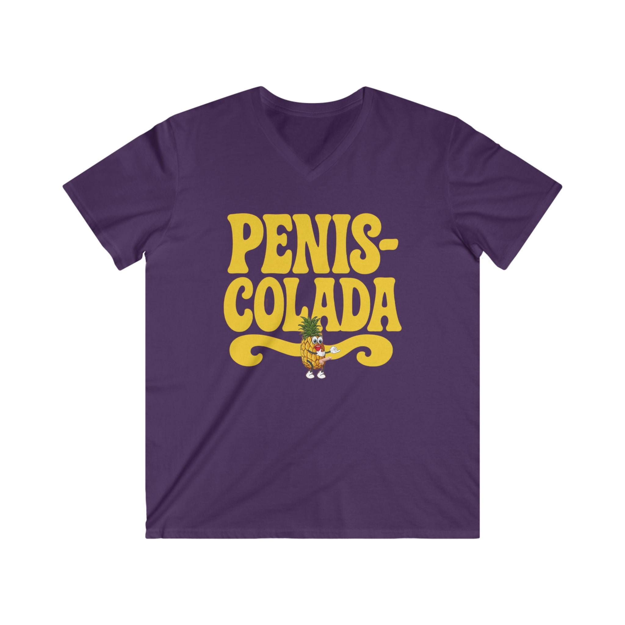 Funny Penis Colada V-Neck Tee
