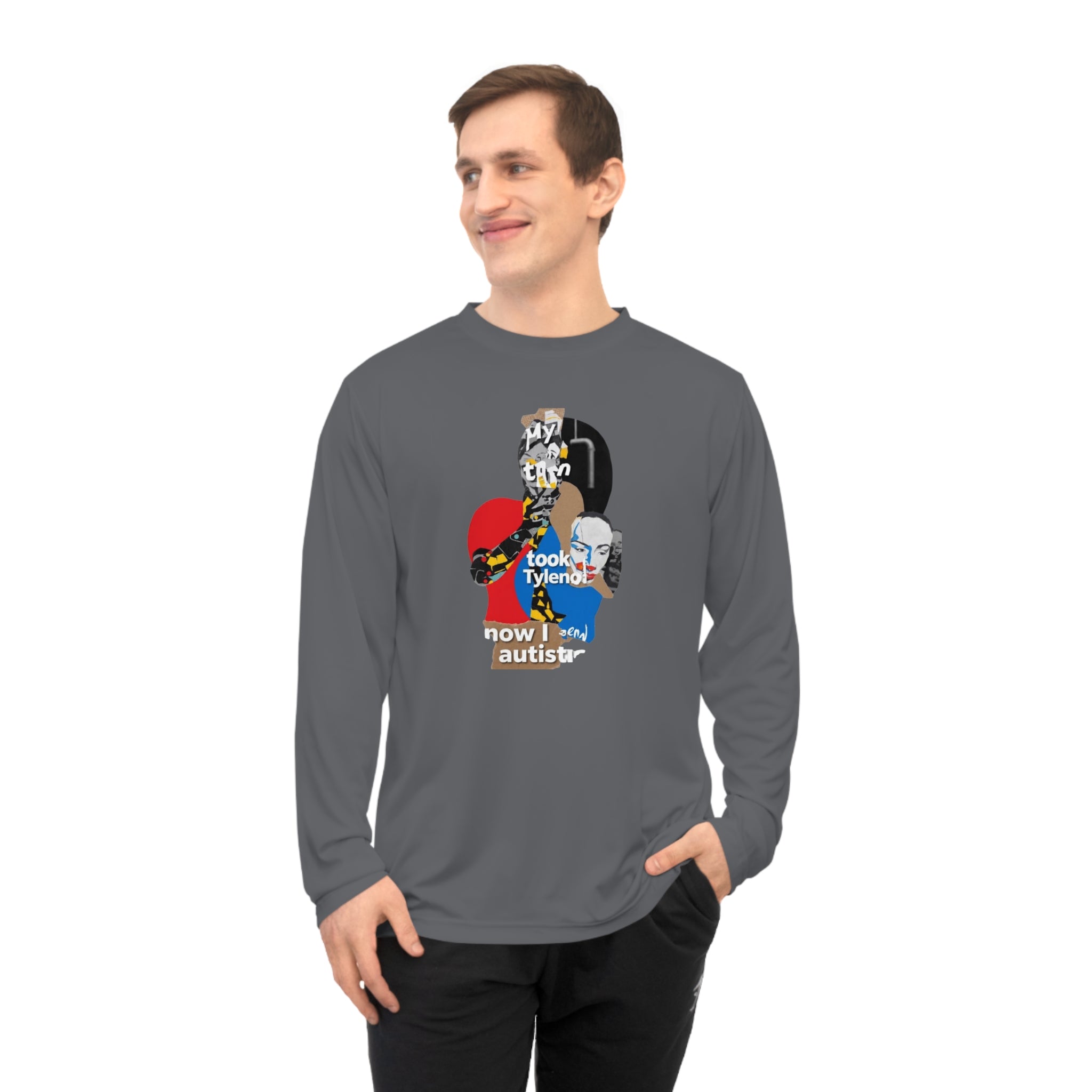 Humor Performance Shirt- Tylenol Art