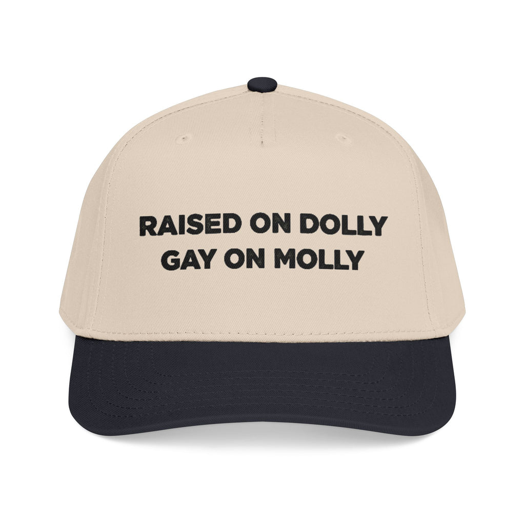 Dolly/Molly  Baseball Cap — Black Statement Hat