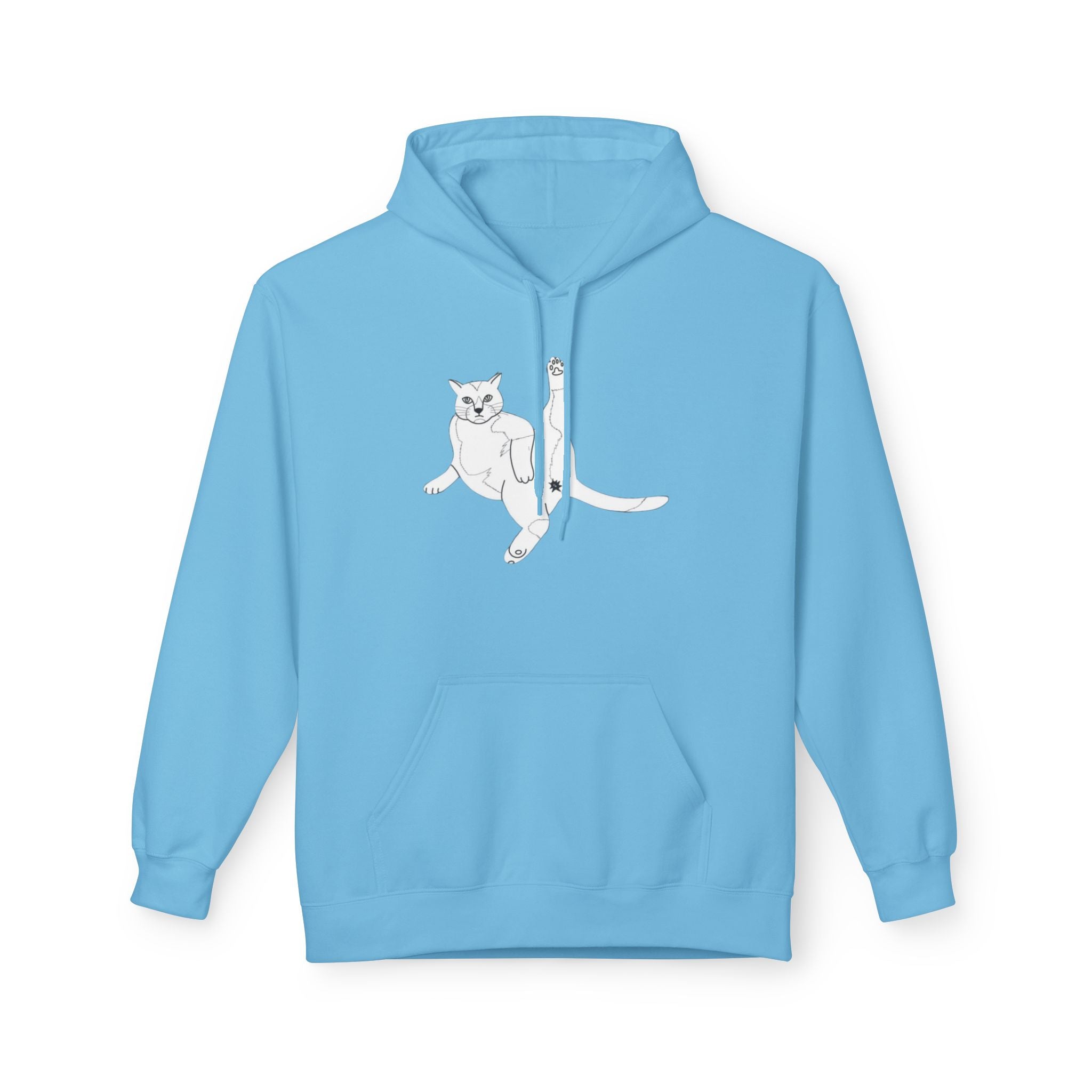 Hoodie - Cat Butt Sketch Design