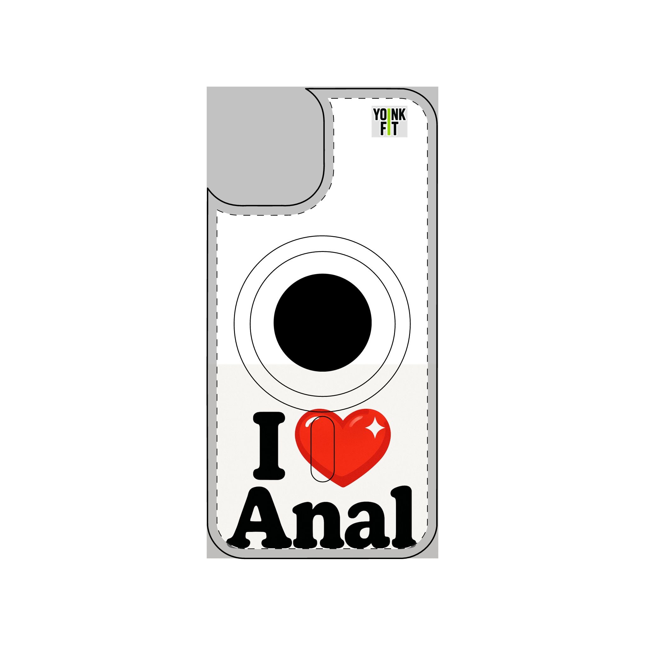 I ❤️ Anal - Magnetic Phone Case - Apple