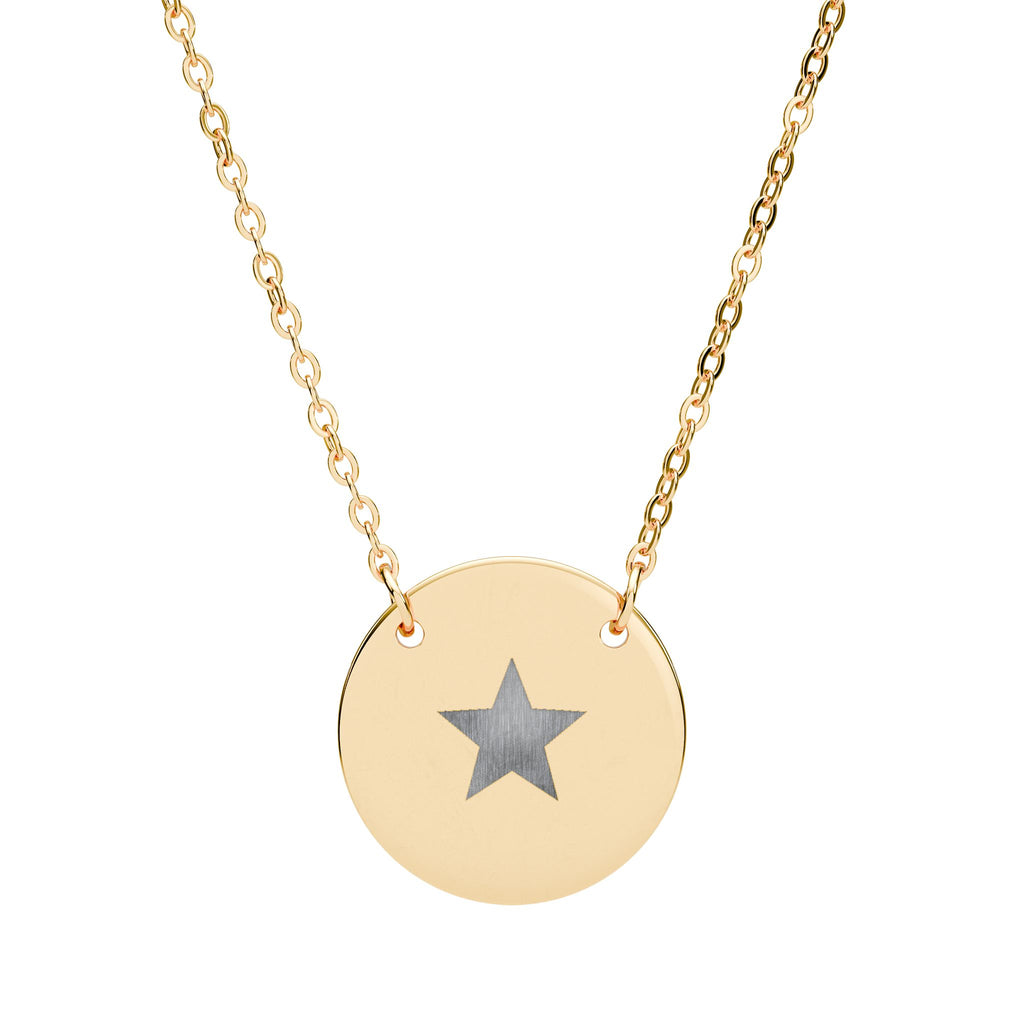Circle Necklace - Star