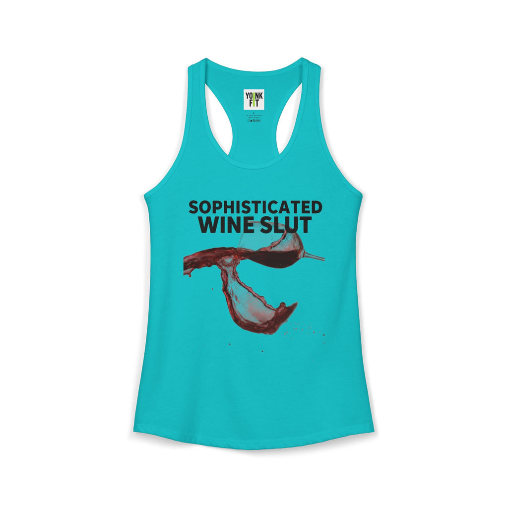 Racerback Tank - wine slut