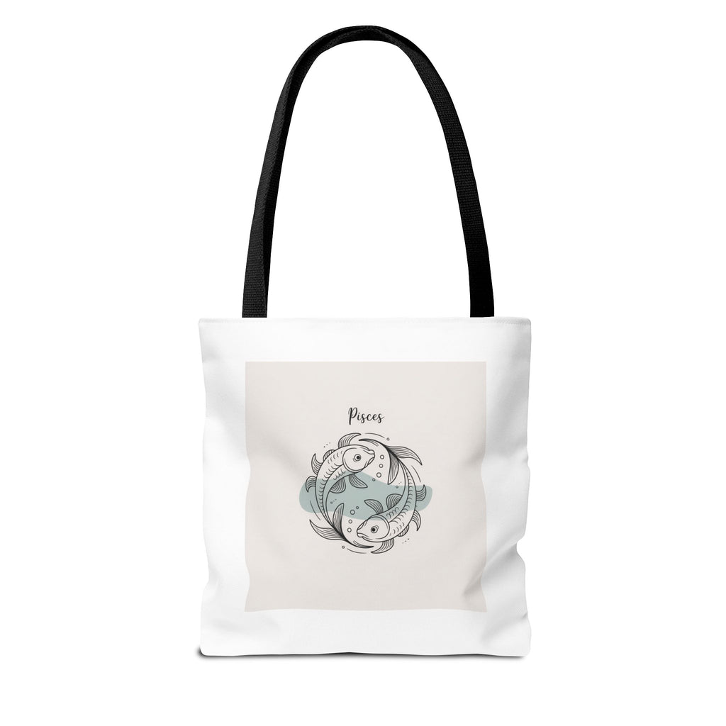 Pisces Tote Bag — Funny 'Pisces trust issues be like' Text & Zodiac Pisces Fish Design