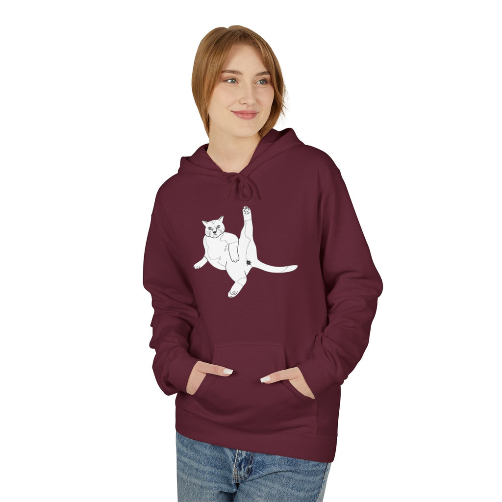 Hoodie - Cat Butt Sketch Design