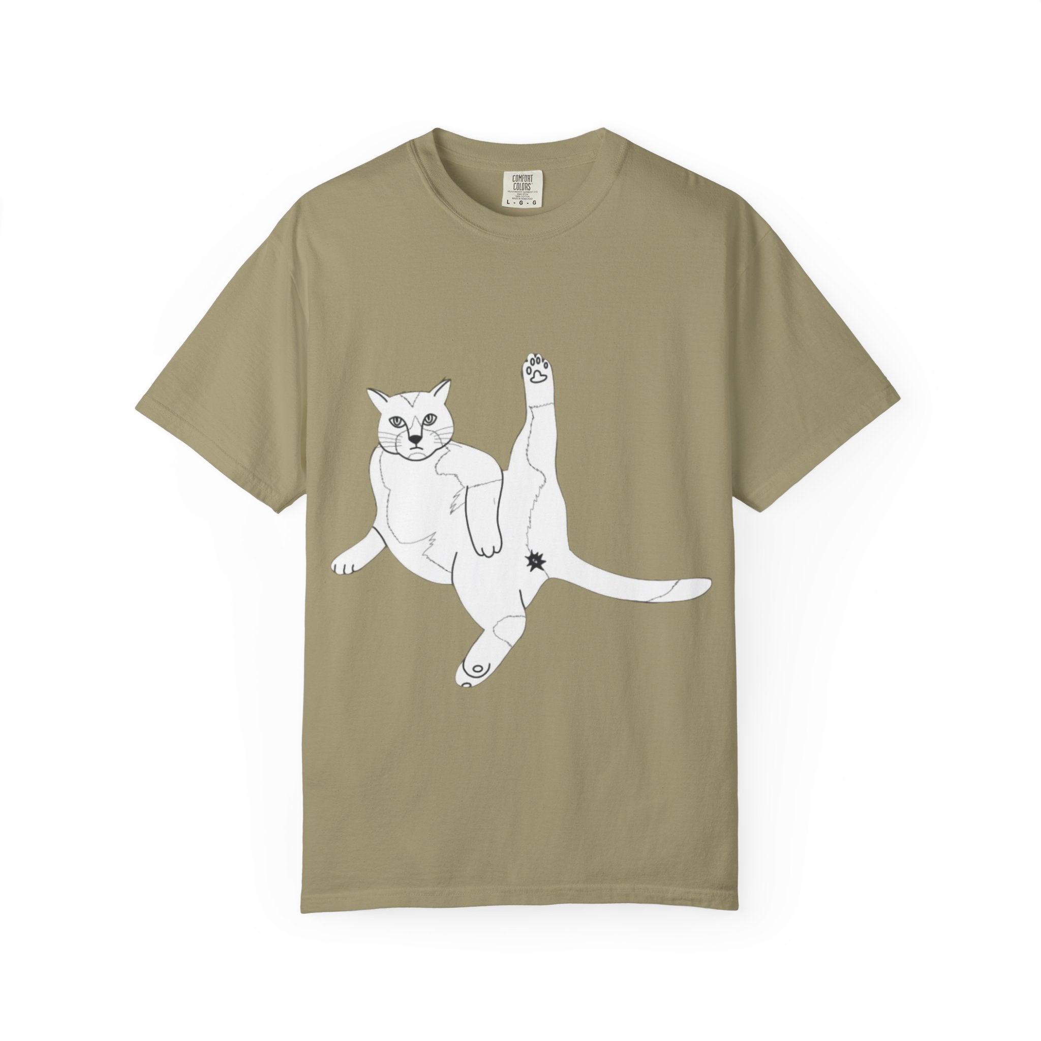 Cat Butt T-Shirt - Unisex Garment-Dyed