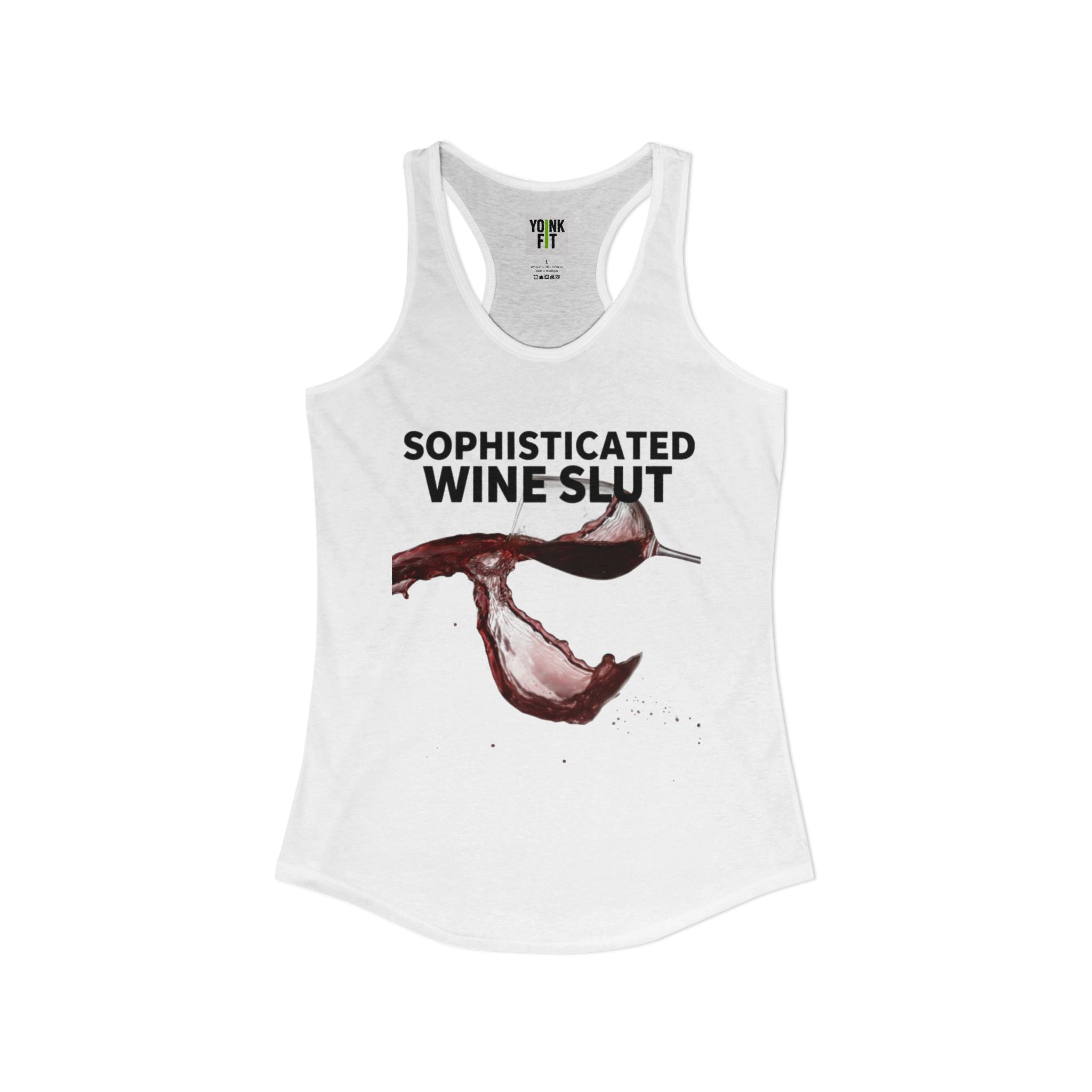 Racerback Tank - wine slut