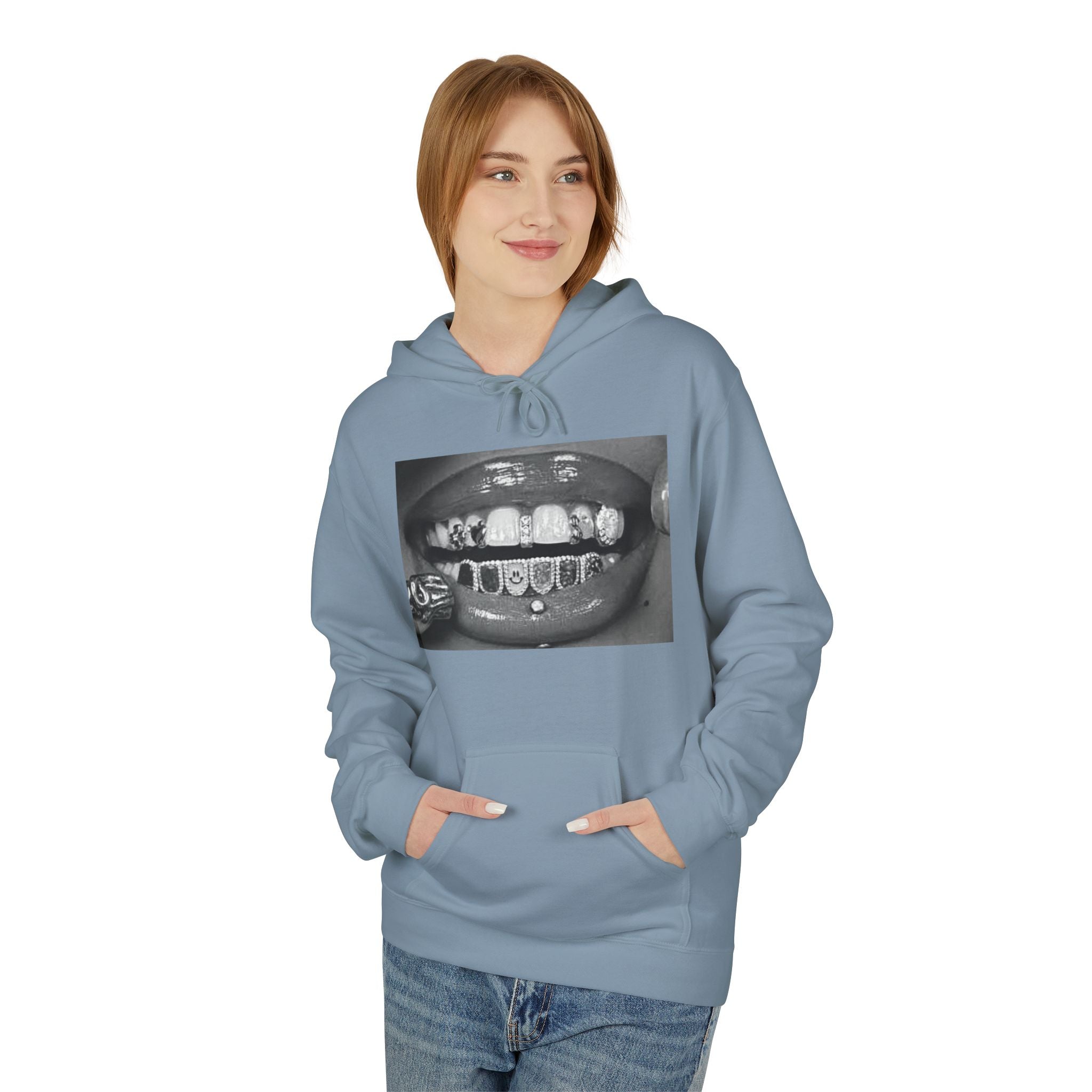 Fleece Hoodie Grillz Design