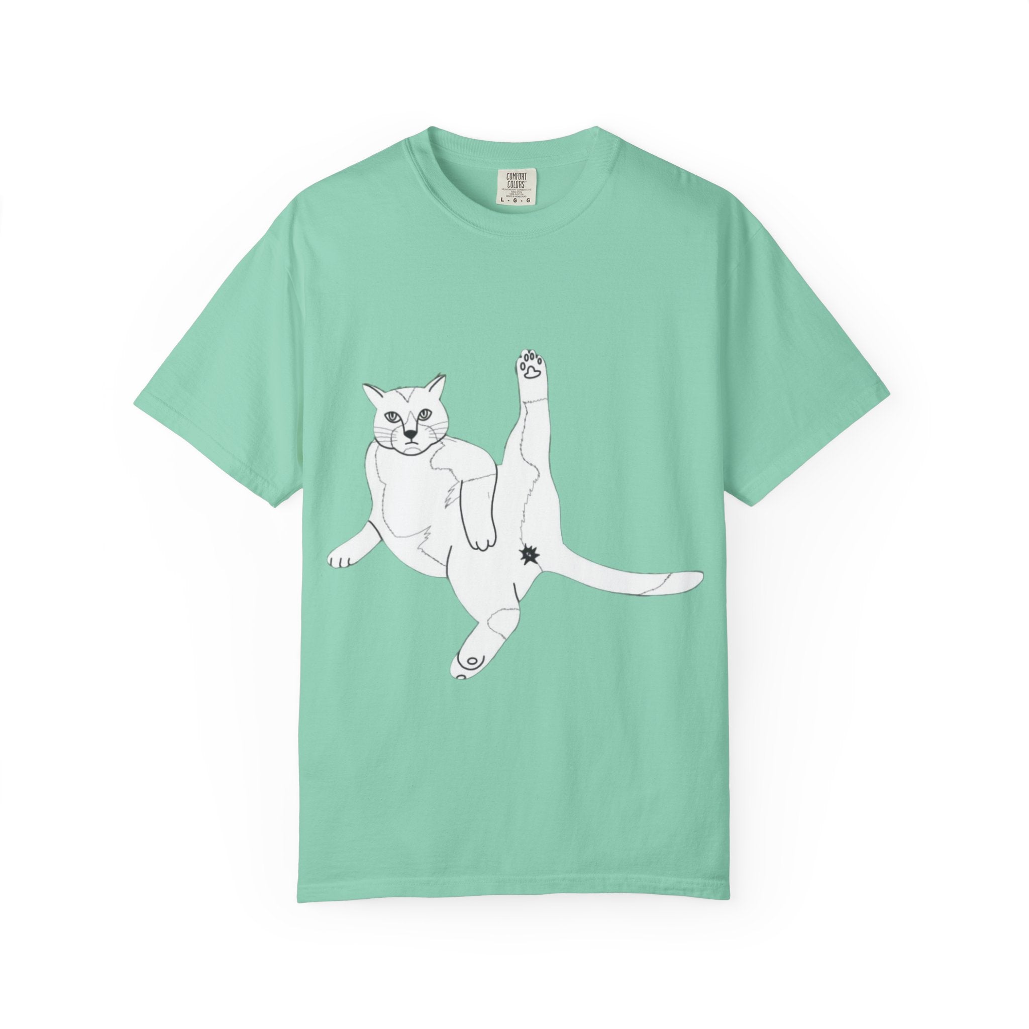 Cat Butt T-Shirt - Unisex Garment-Dyed