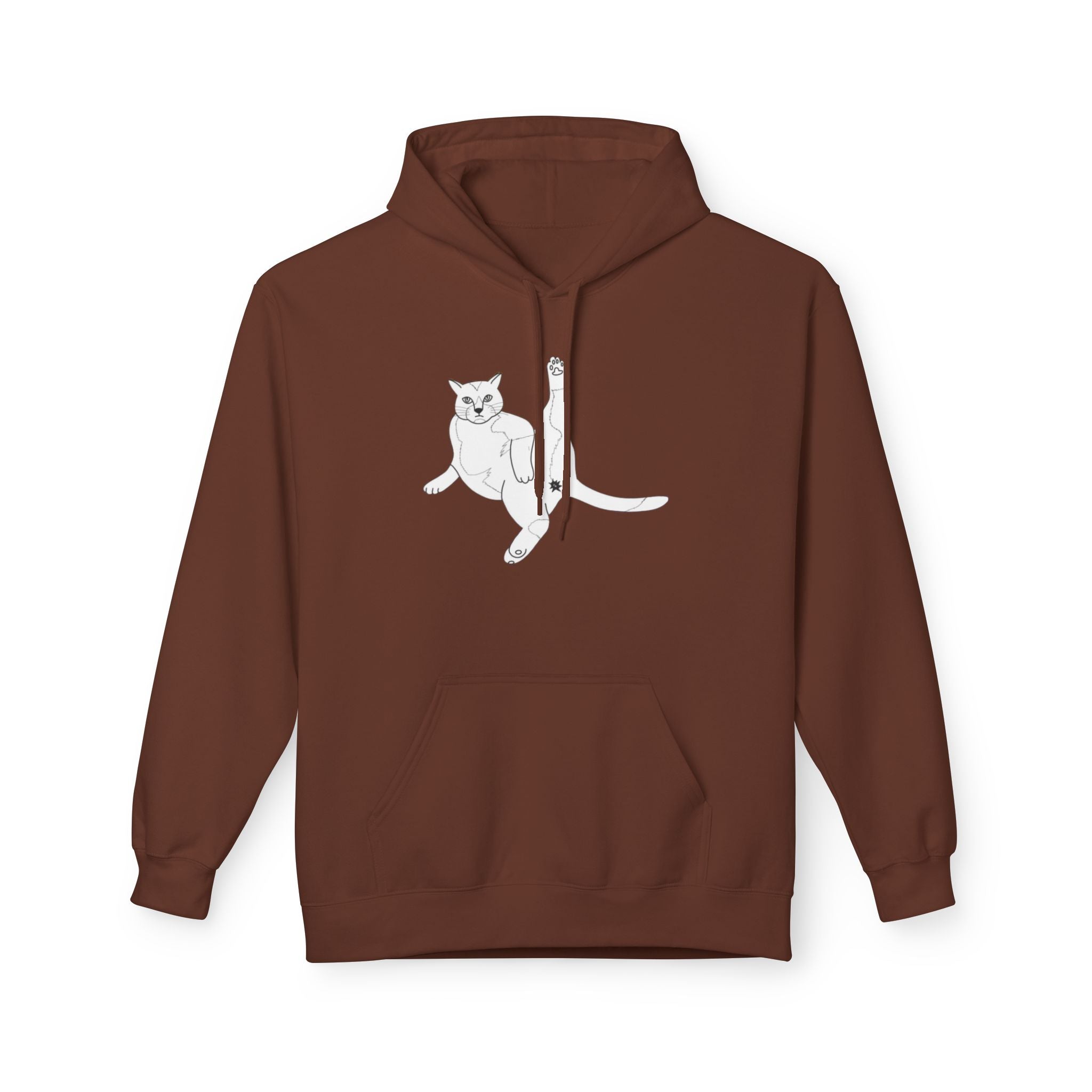 Hoodie - Cat Butt Sketch Design