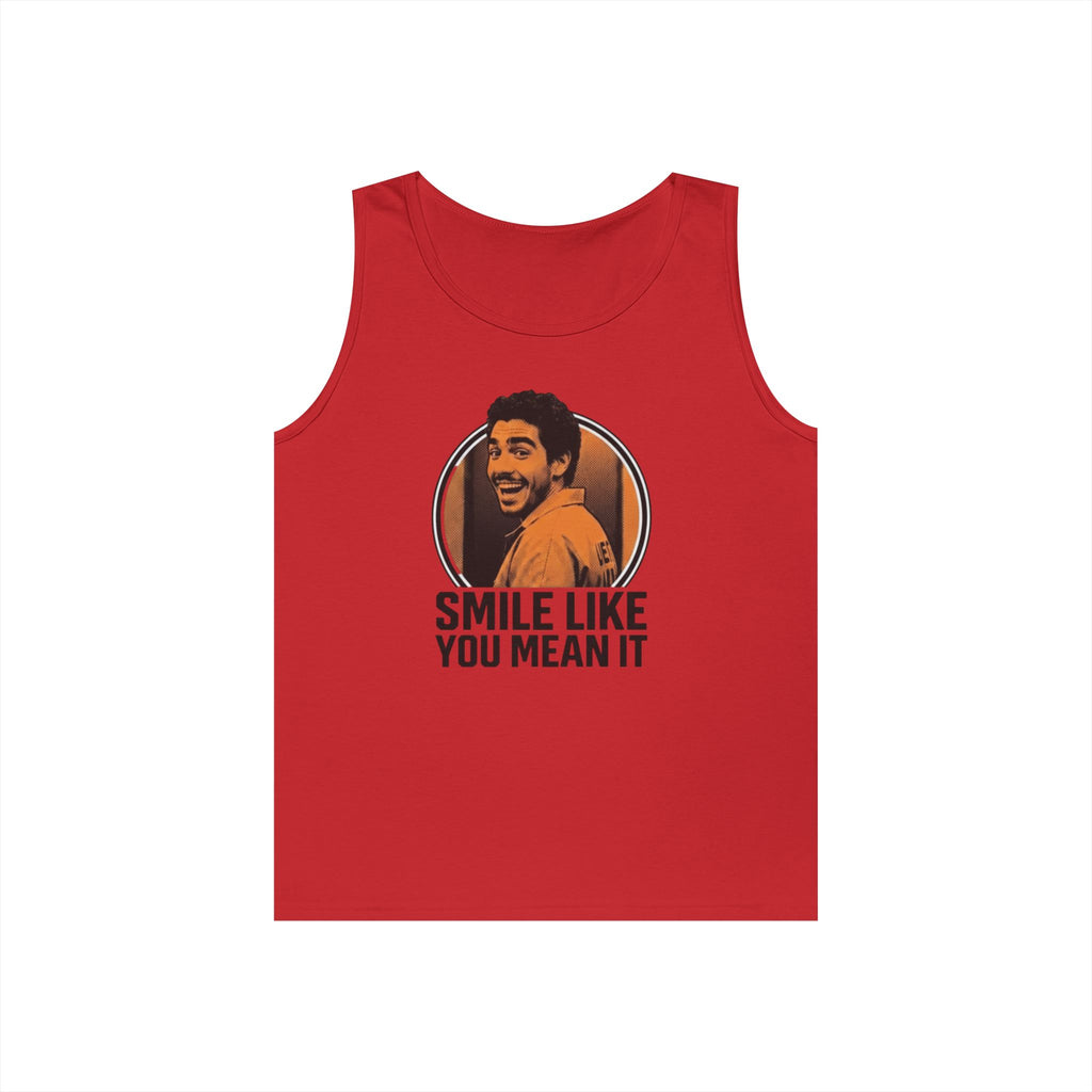 Smile like you mean it - Graphic Tank Top — Retro Laundry Machine Art