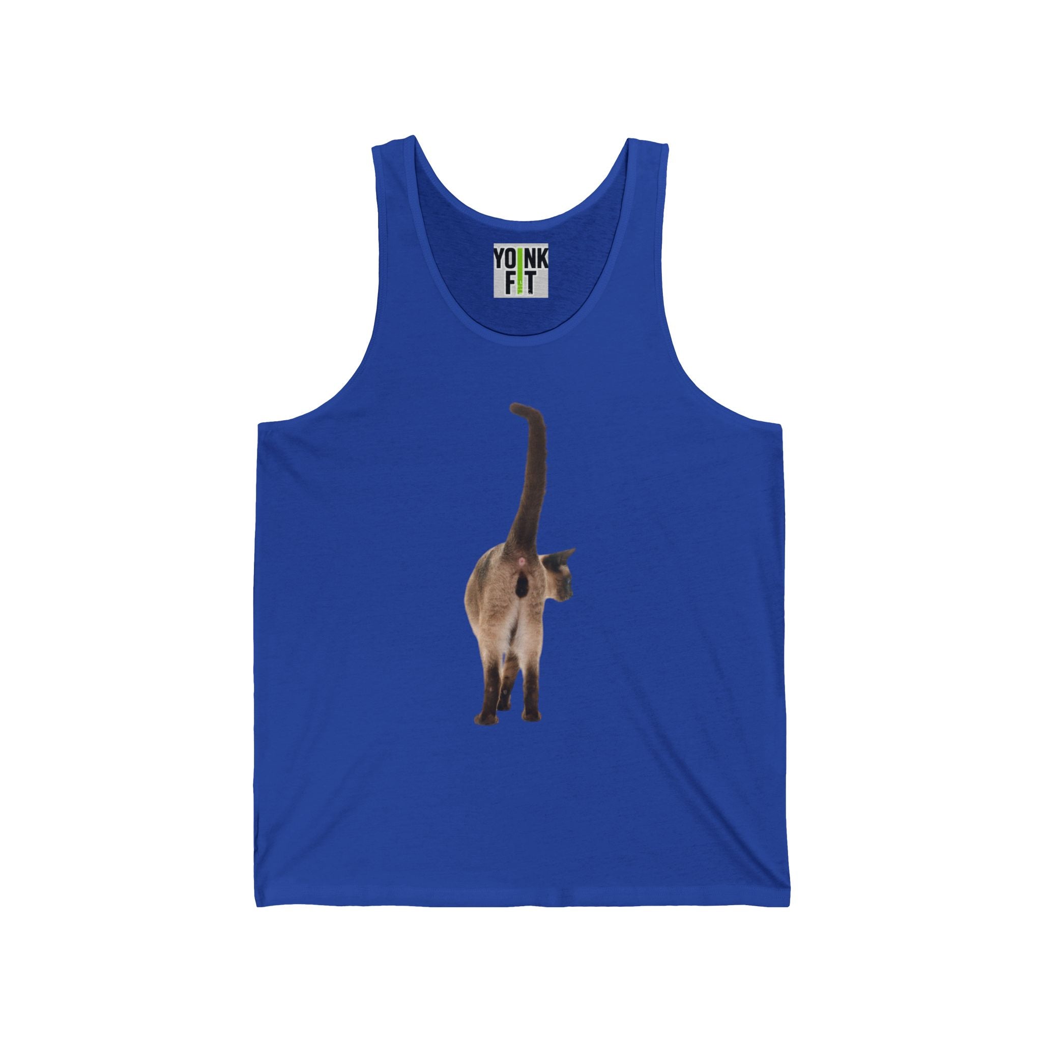 Unisex Jersey Tank with 'Cat Butt'