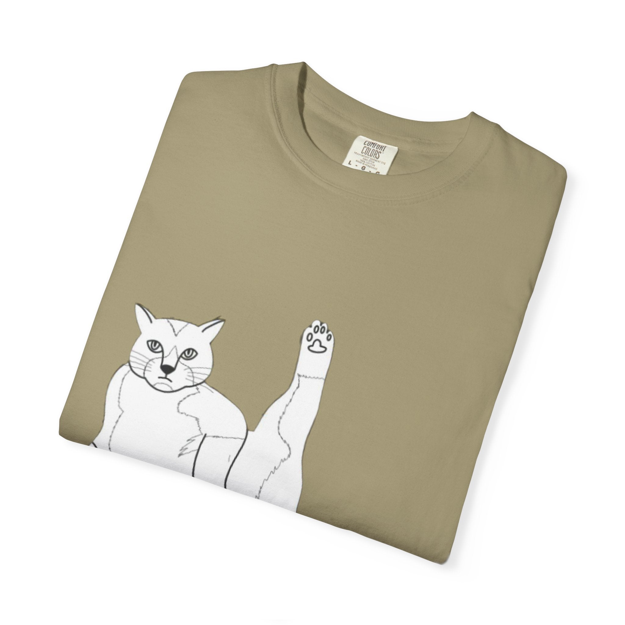 Cat Butt T-Shirt - Unisex Garment-Dyed