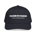 Fuckers.  Baseball Cap — Black Statement Hat