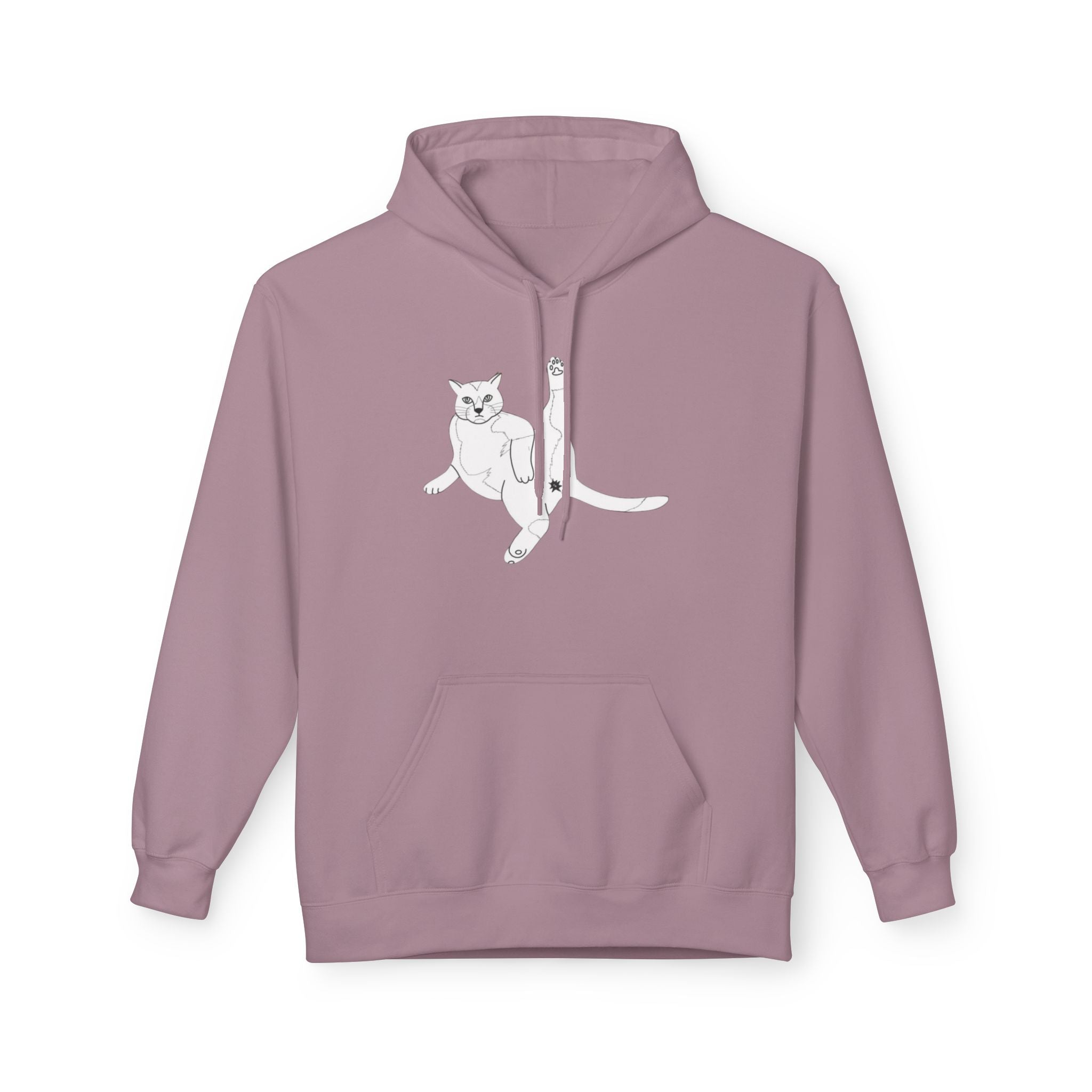 Hoodie - Cat Butt Sketch Design