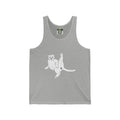 Unisex Jersey Tank with 'Cat Butt 2'