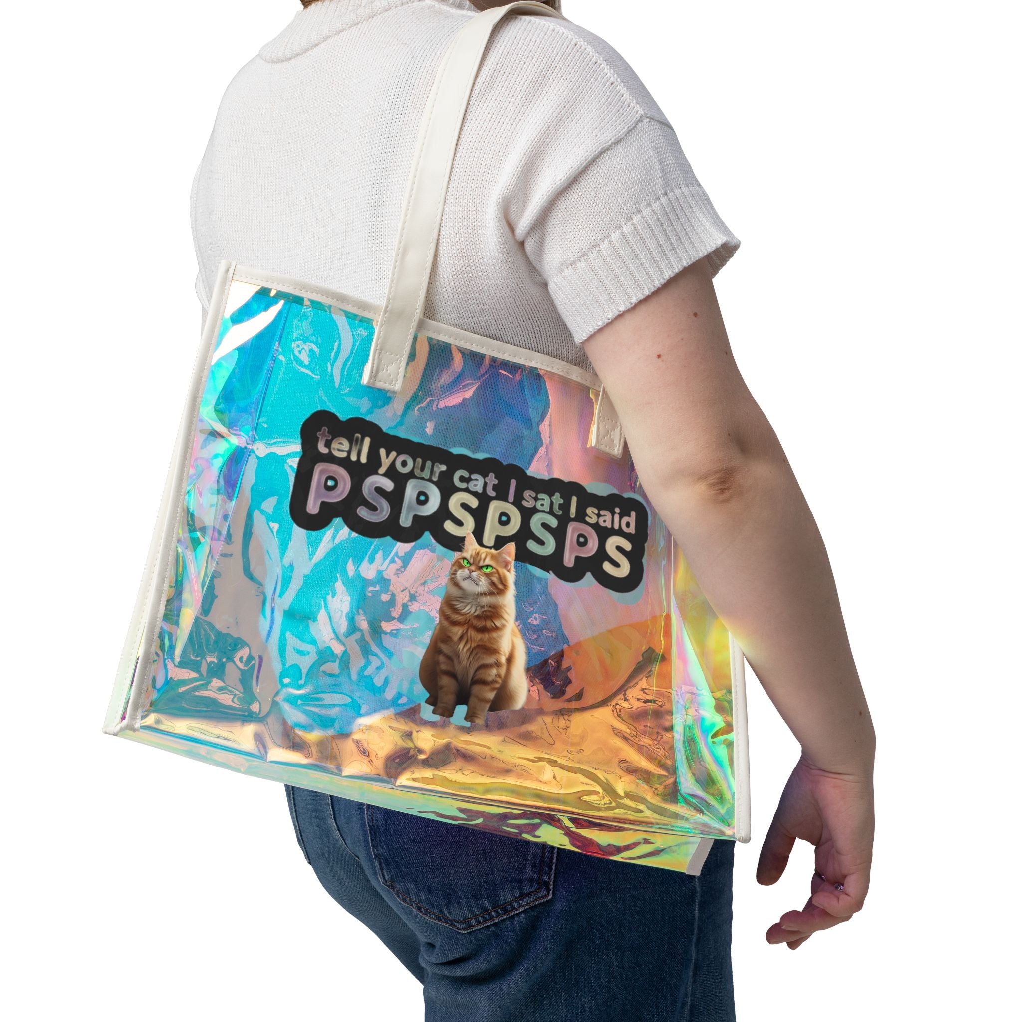 Tote Bag - Beach Holographic - Tell your cat