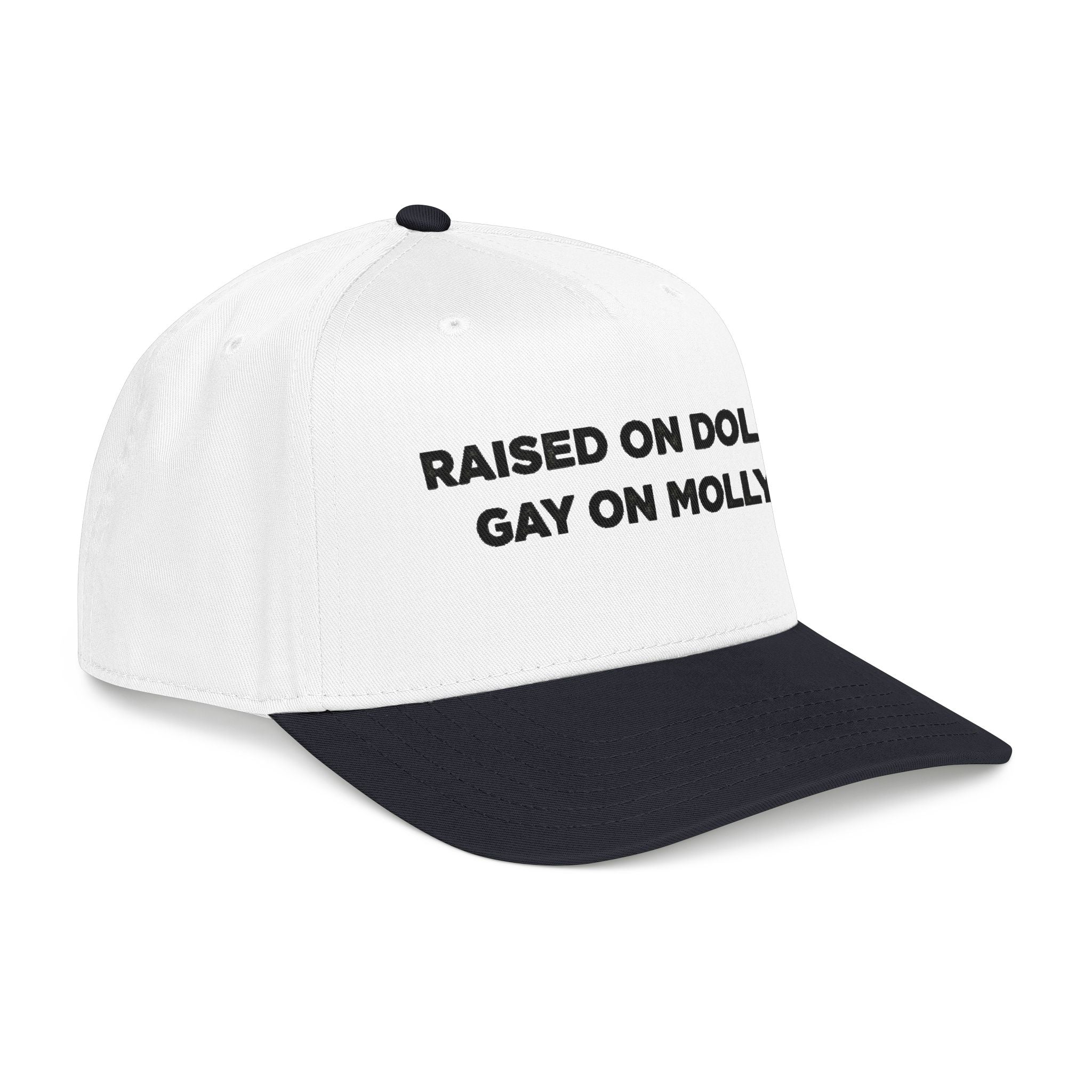 Dolly/Molly  Baseball Cap — Black Statement Hat