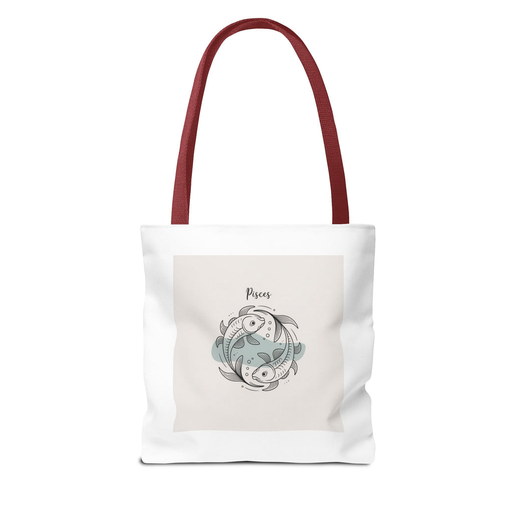 Pisces Tote Bag — Funny 'Pisces trust issues be like' Text & Zodiac Pisces Fish Design