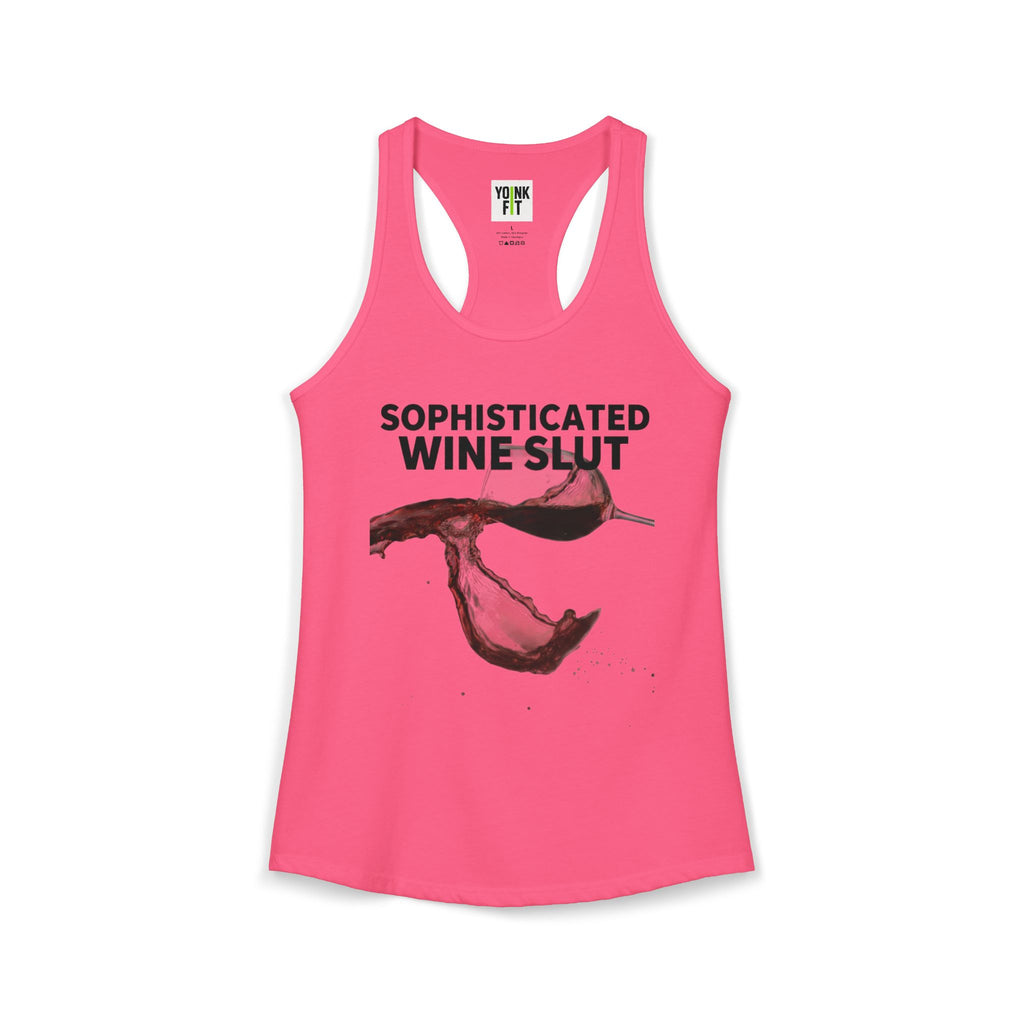 Racerback Tank - wine slut