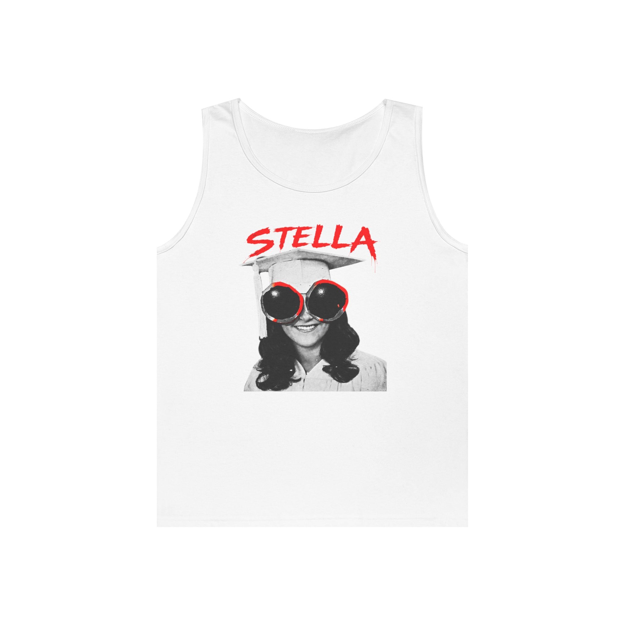 Stella - Graphic Tank Top — Retro Laundry Machine Art
