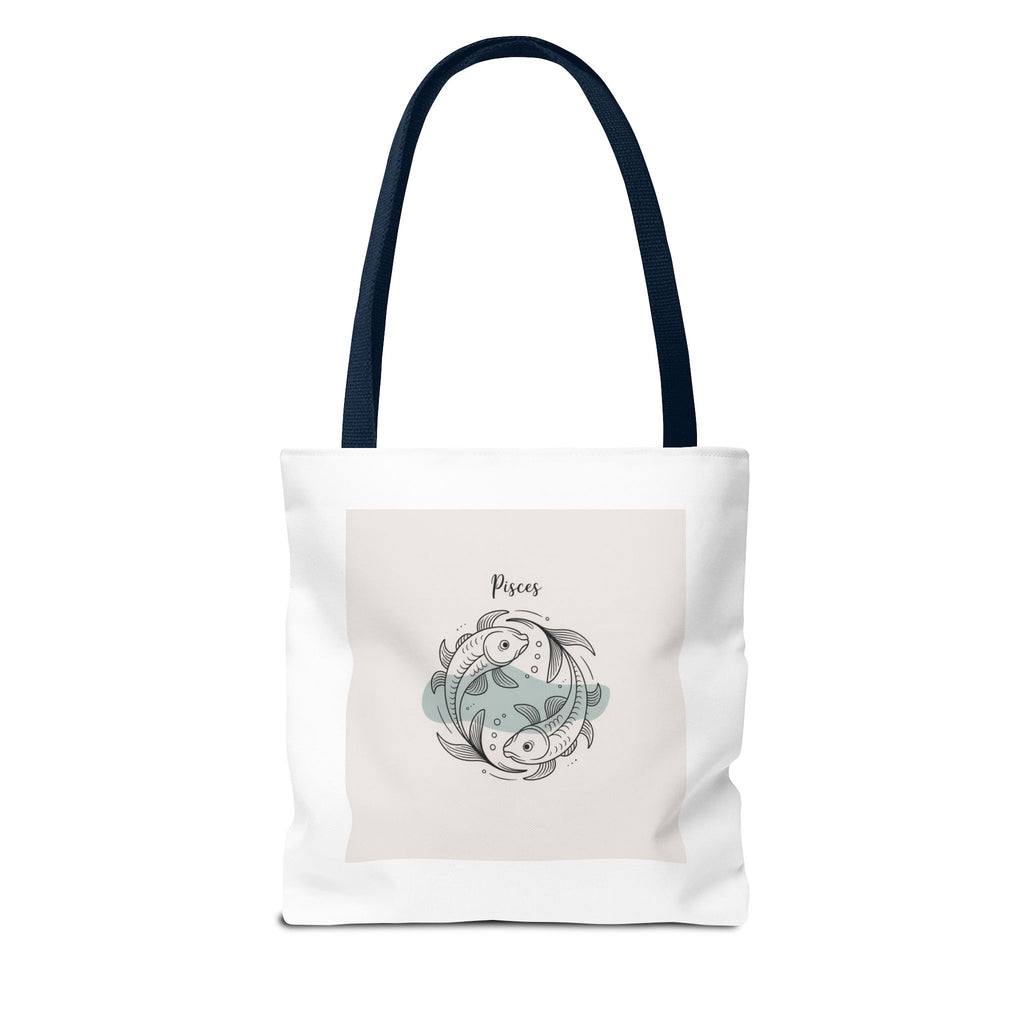 Pisces Tote Bag — Funny 'Pisces trust issues be like' Text & Zodiac Pisces Fish Design