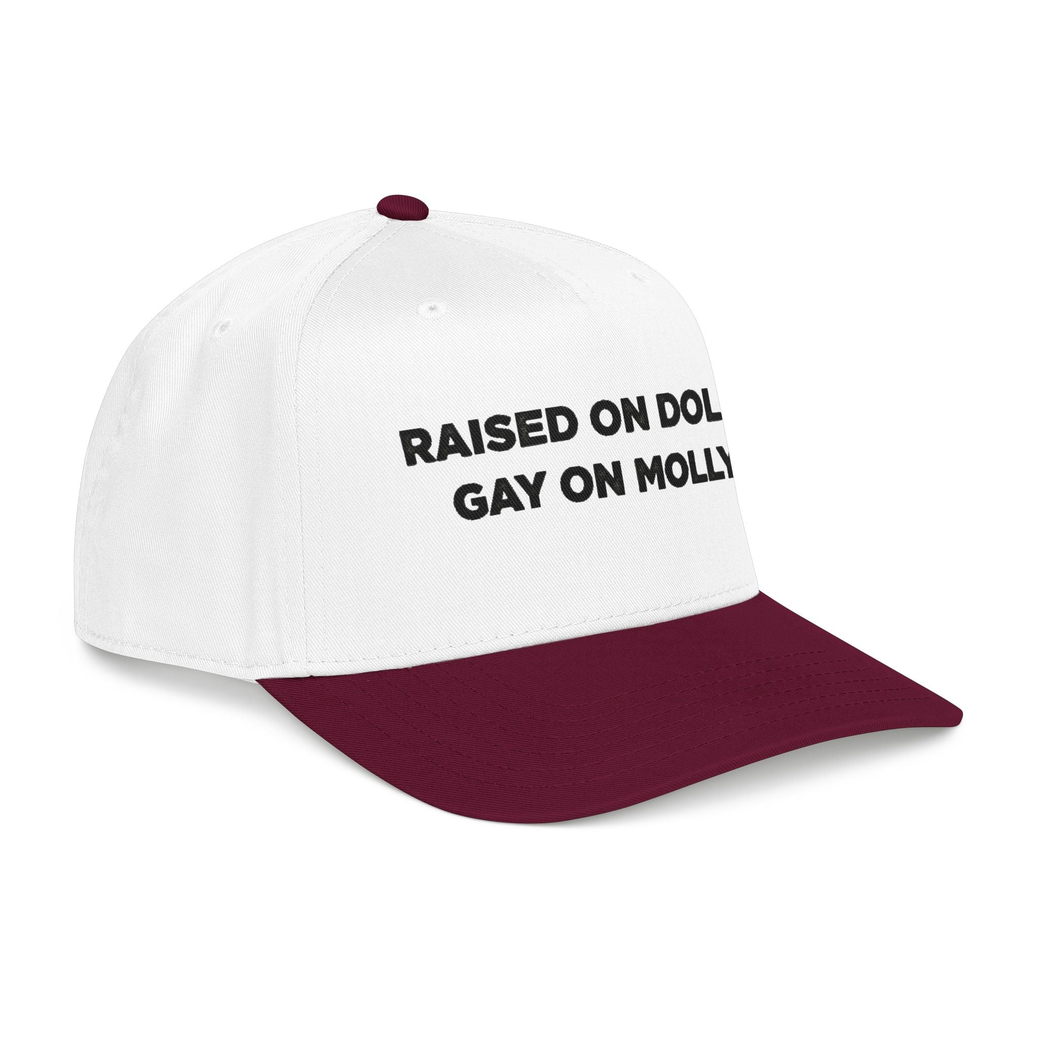 Dolly/Molly  Baseball Cap — Black Statement Hat