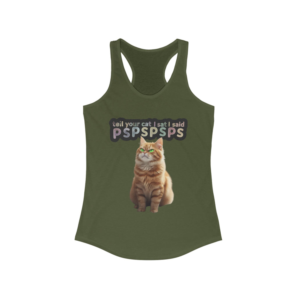 Women's Tank - Tell your cat