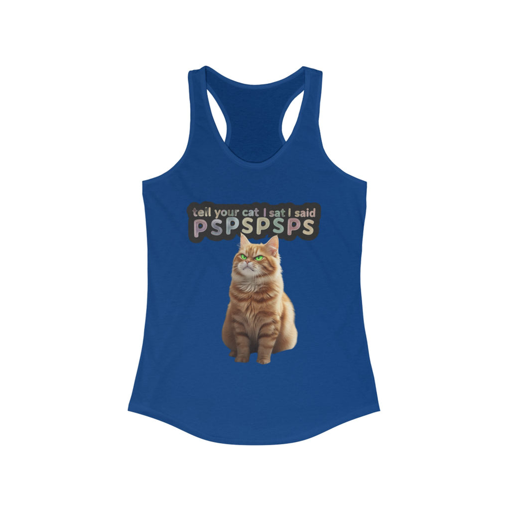 Women's Tank - Tell your cat