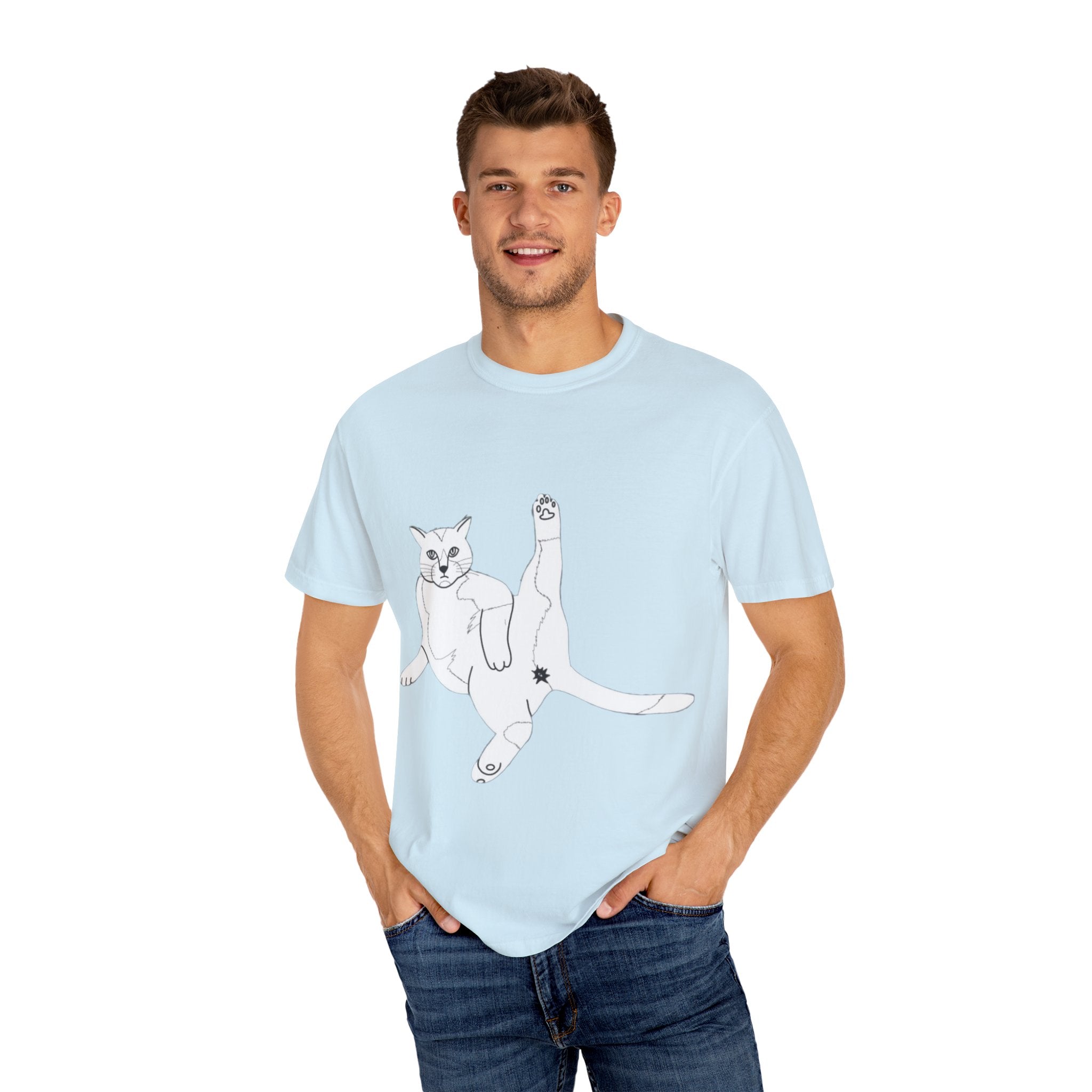 Cat Butt T-Shirt - Unisex Garment-Dyed