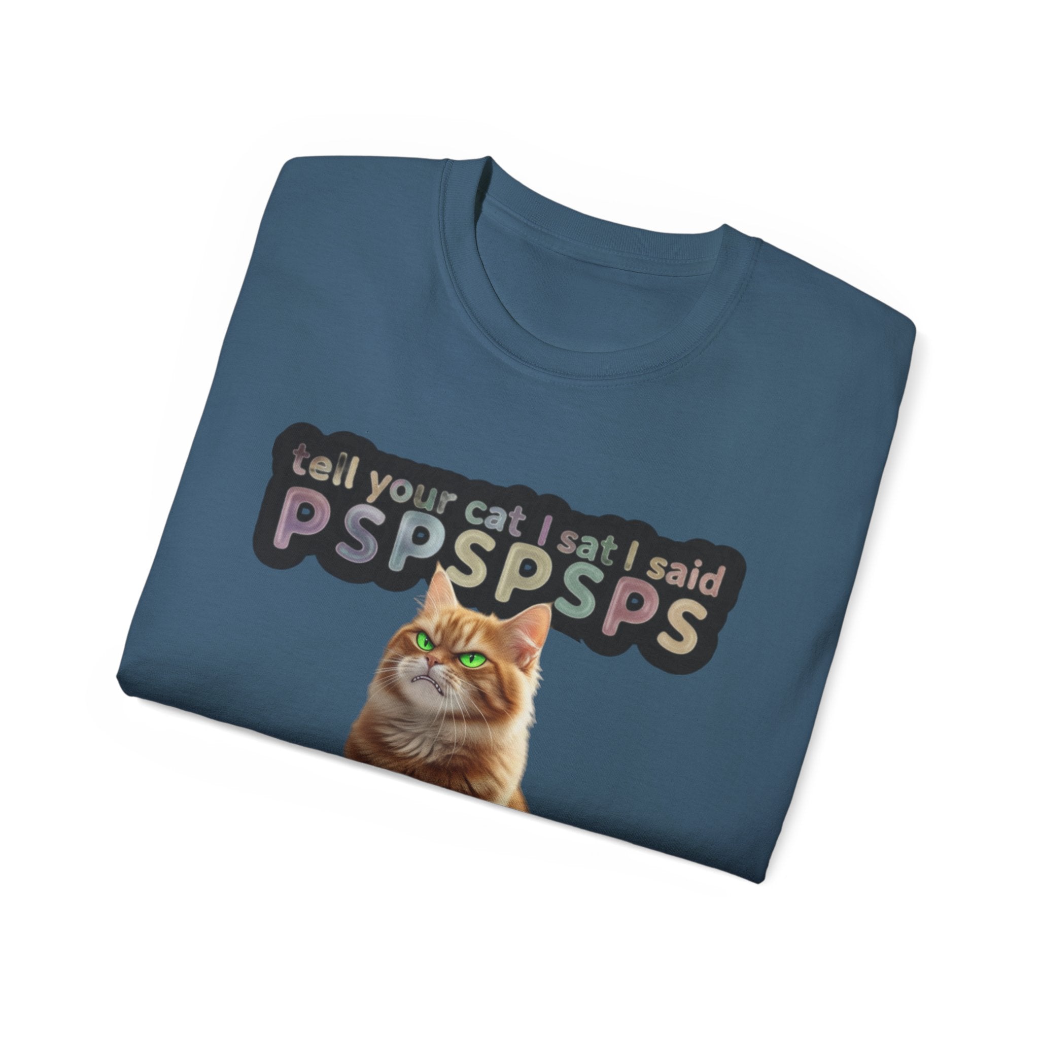 Funny Cat Lover Tee, PSPSPS Cat T-Shirt