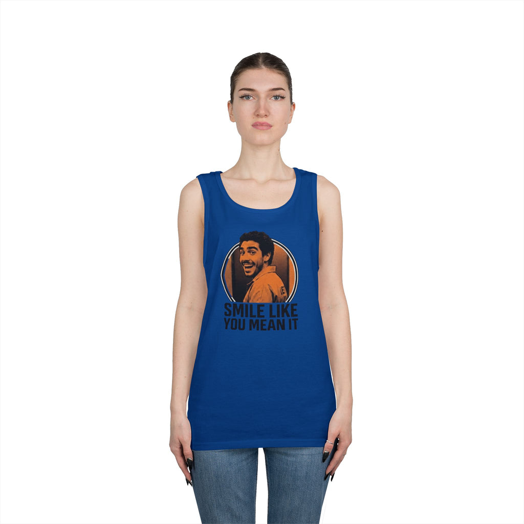 Smile like you mean it - Graphic Tank Top — Retro Laundry Machine Art