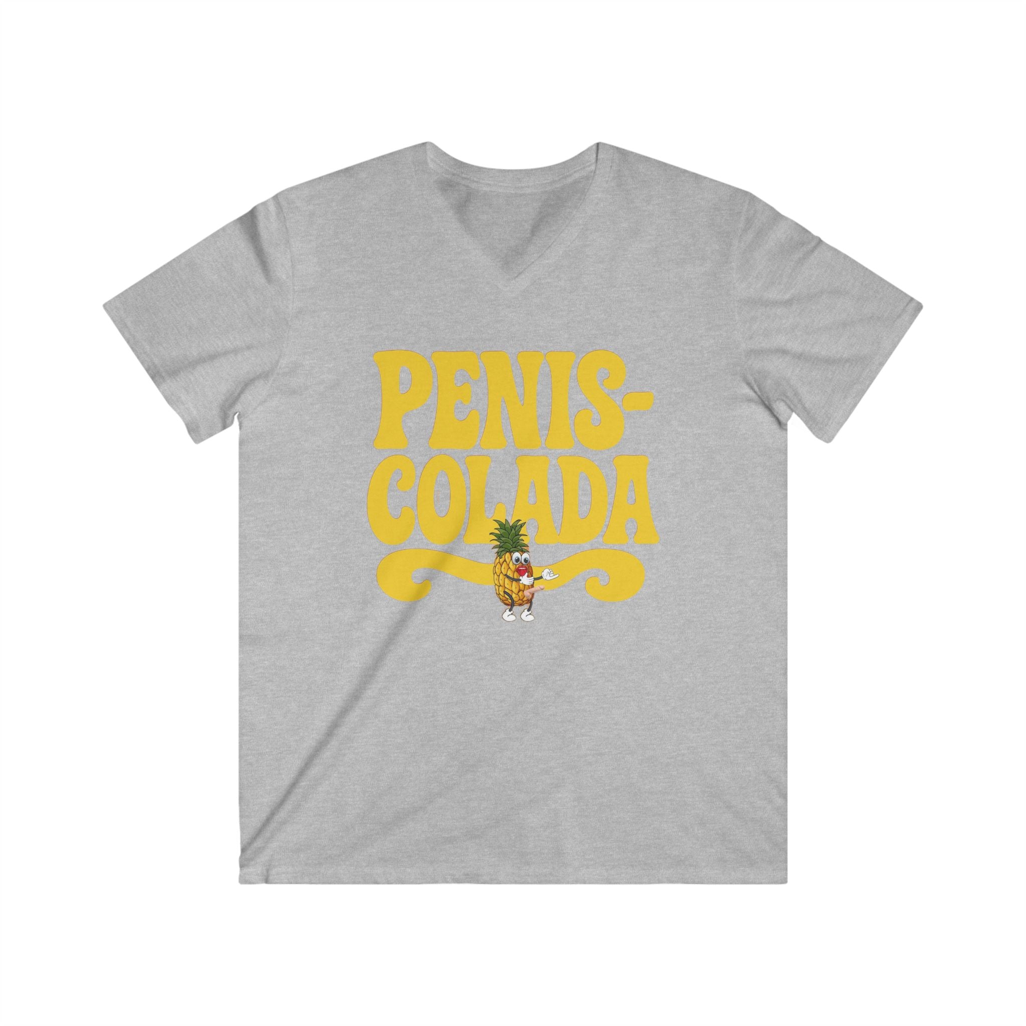 Funny Penis Colada V-Neck Tee