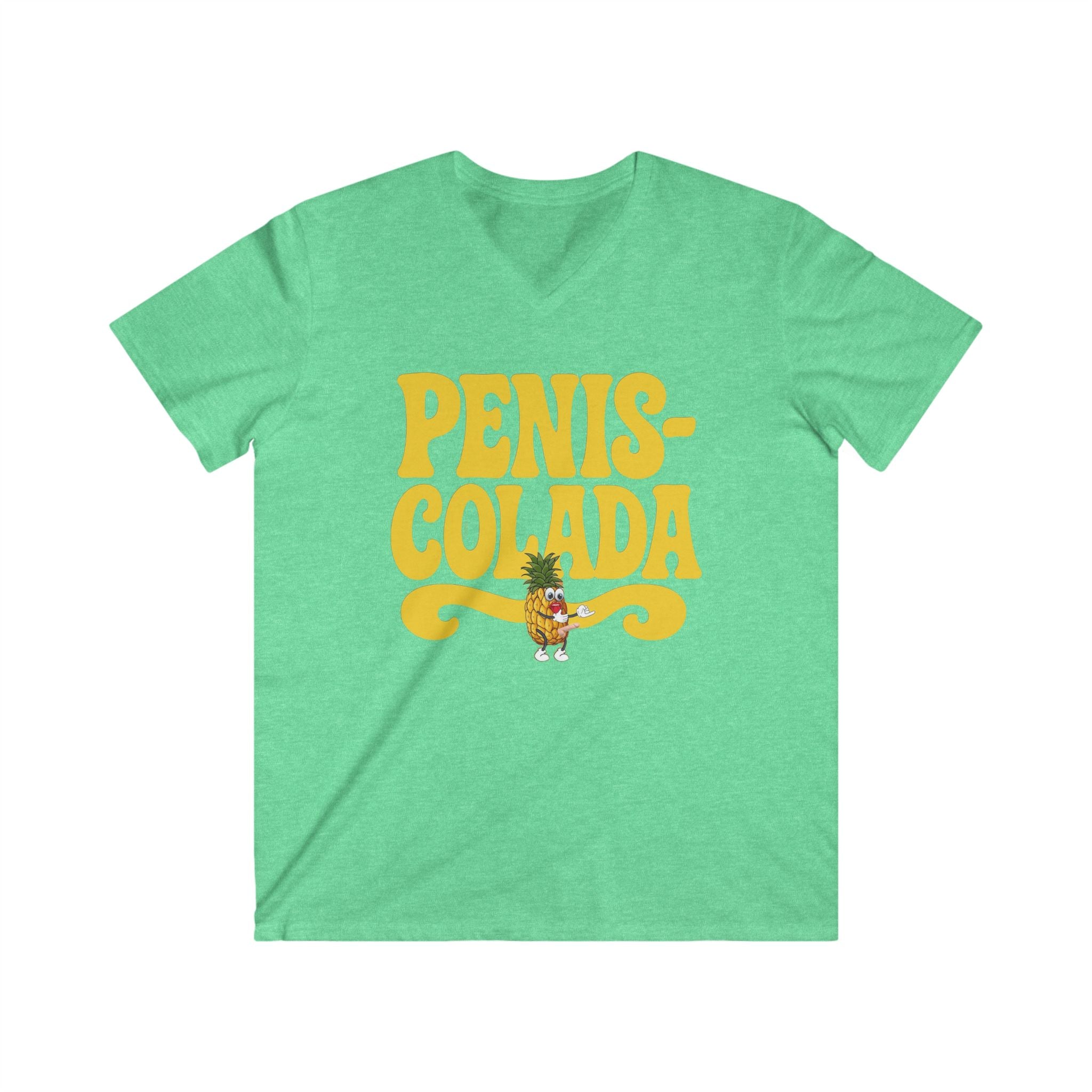 Funny Penis Colada V-Neck Tee