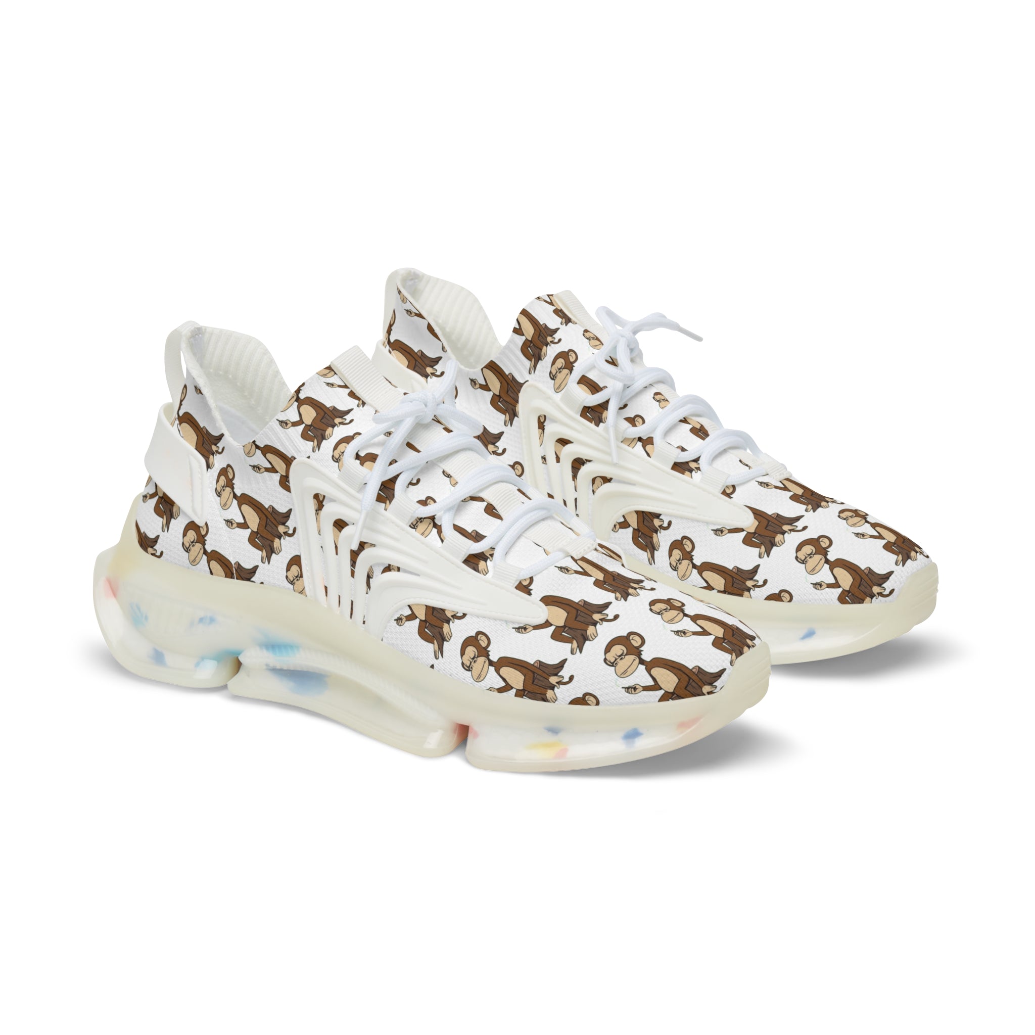 Mesh Sneakers - Smoking Monkey Design