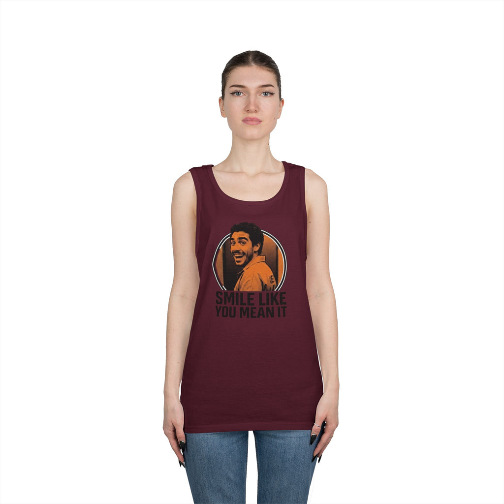 Smile like you mean it - Graphic Tank Top — Retro Laundry Machine Art