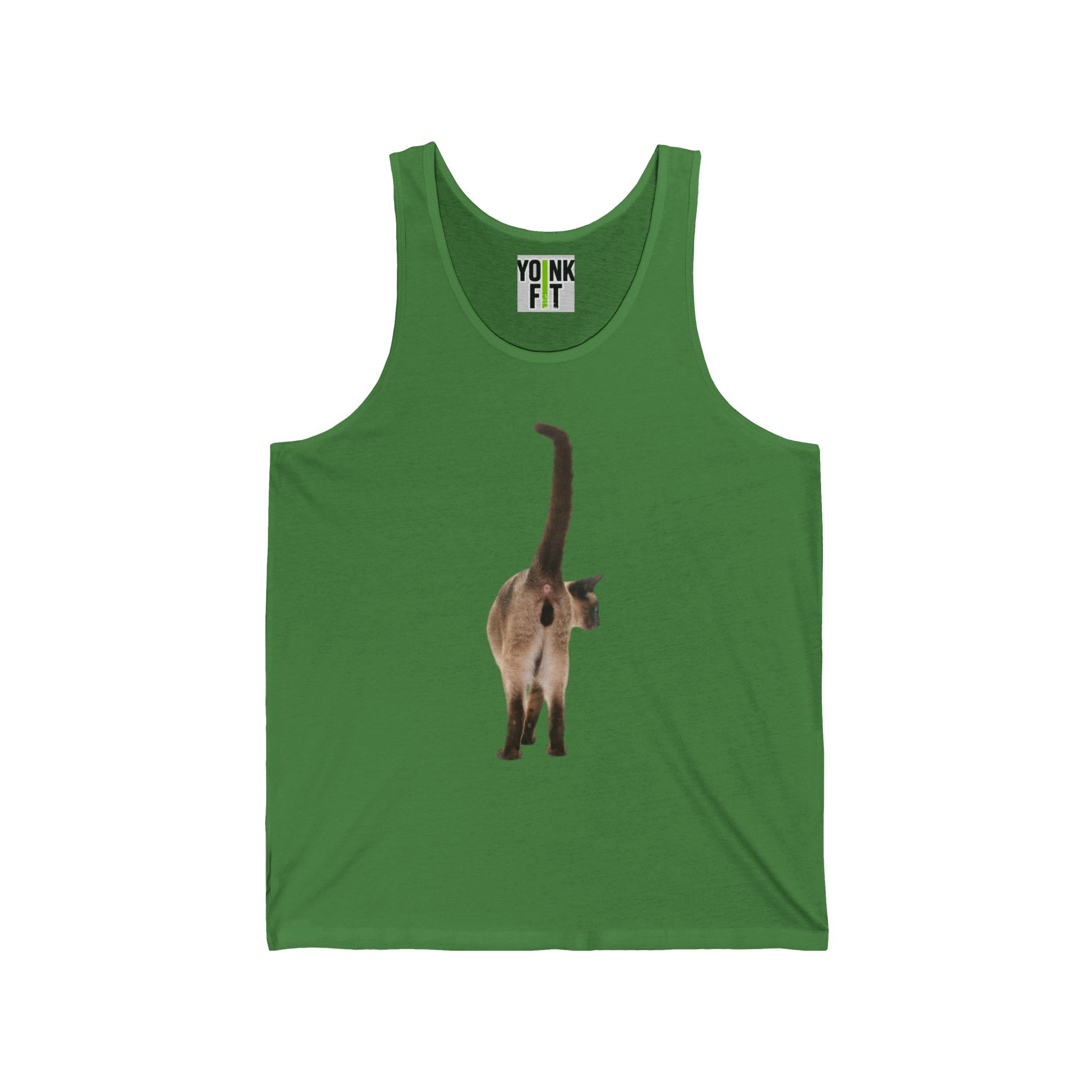 Unisex Jersey Tank with 'Cat Butt'