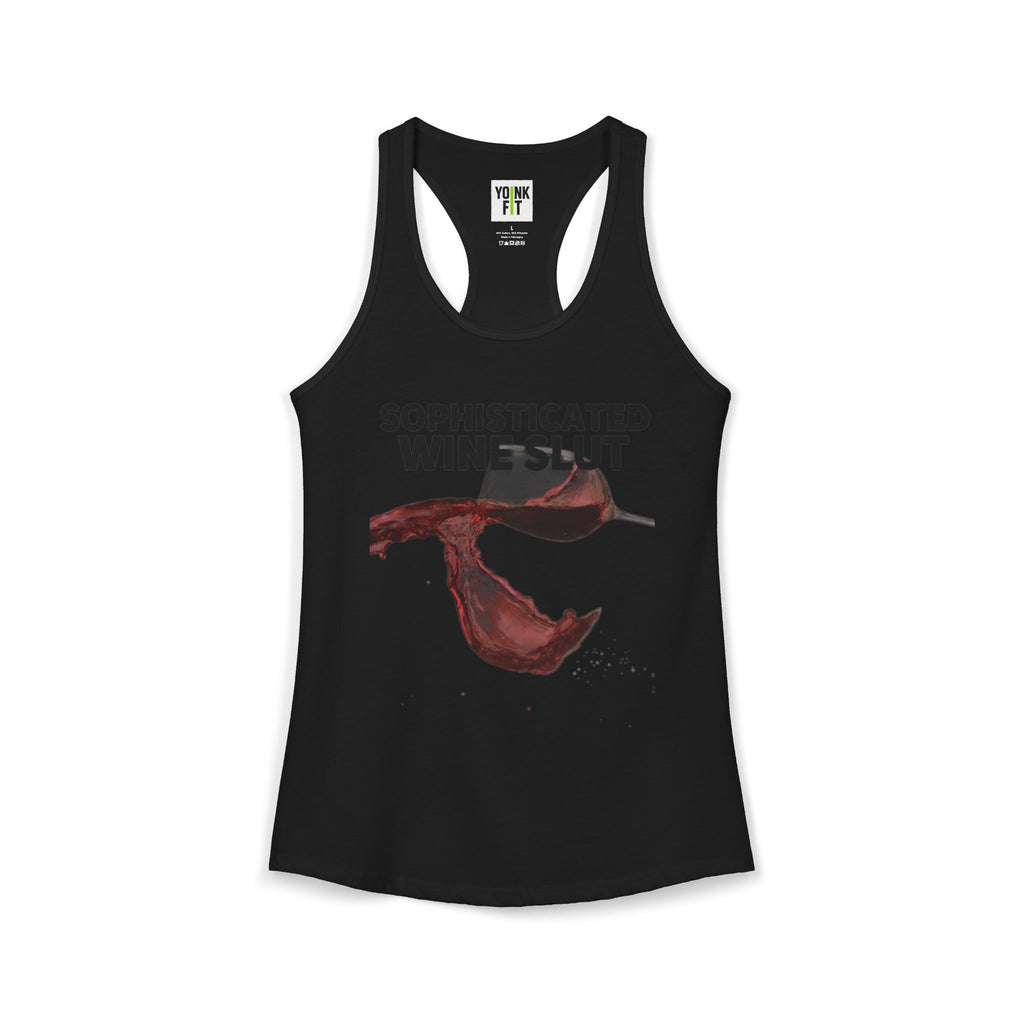 Racerback Tank - wine slut
