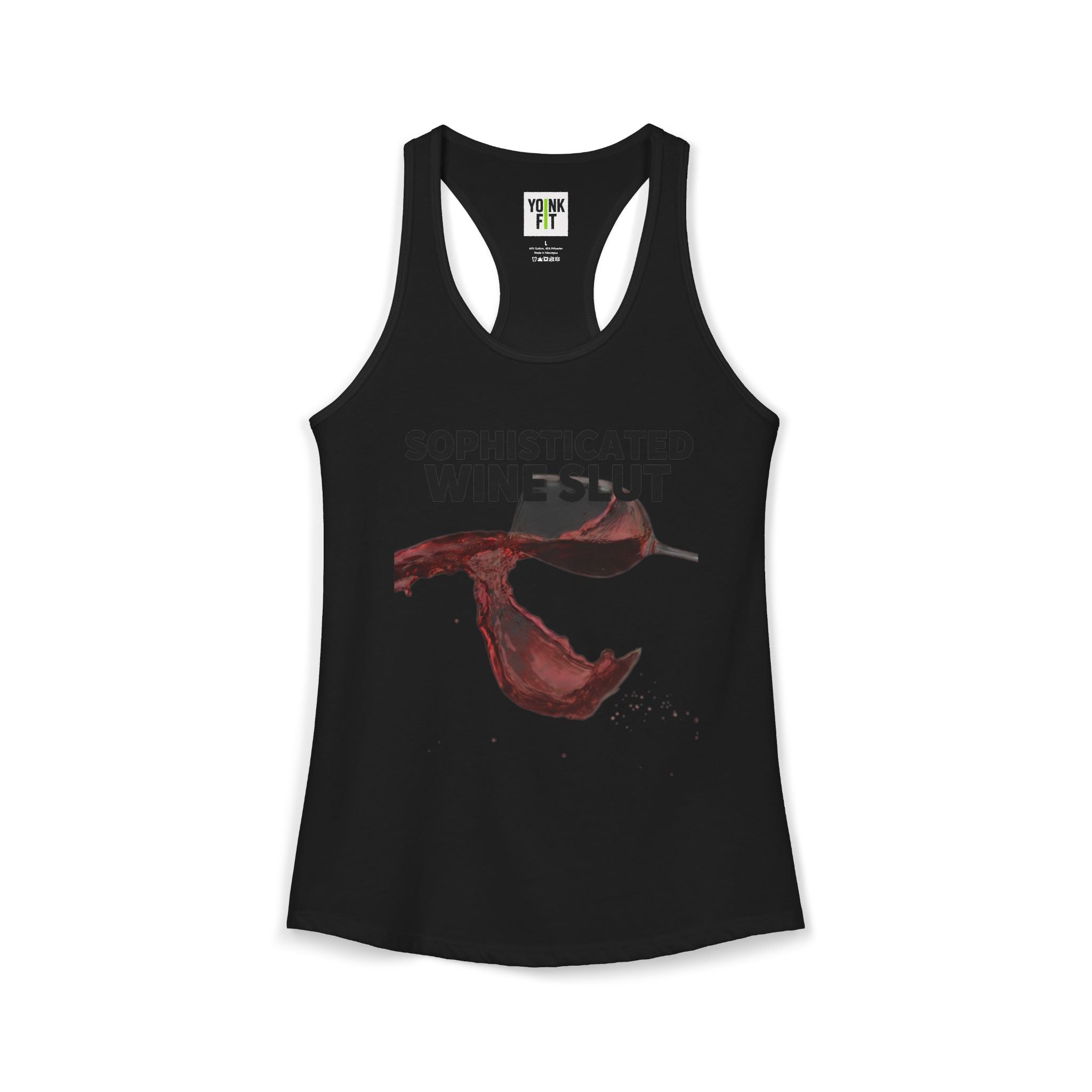 Racerback Tank - wine slut