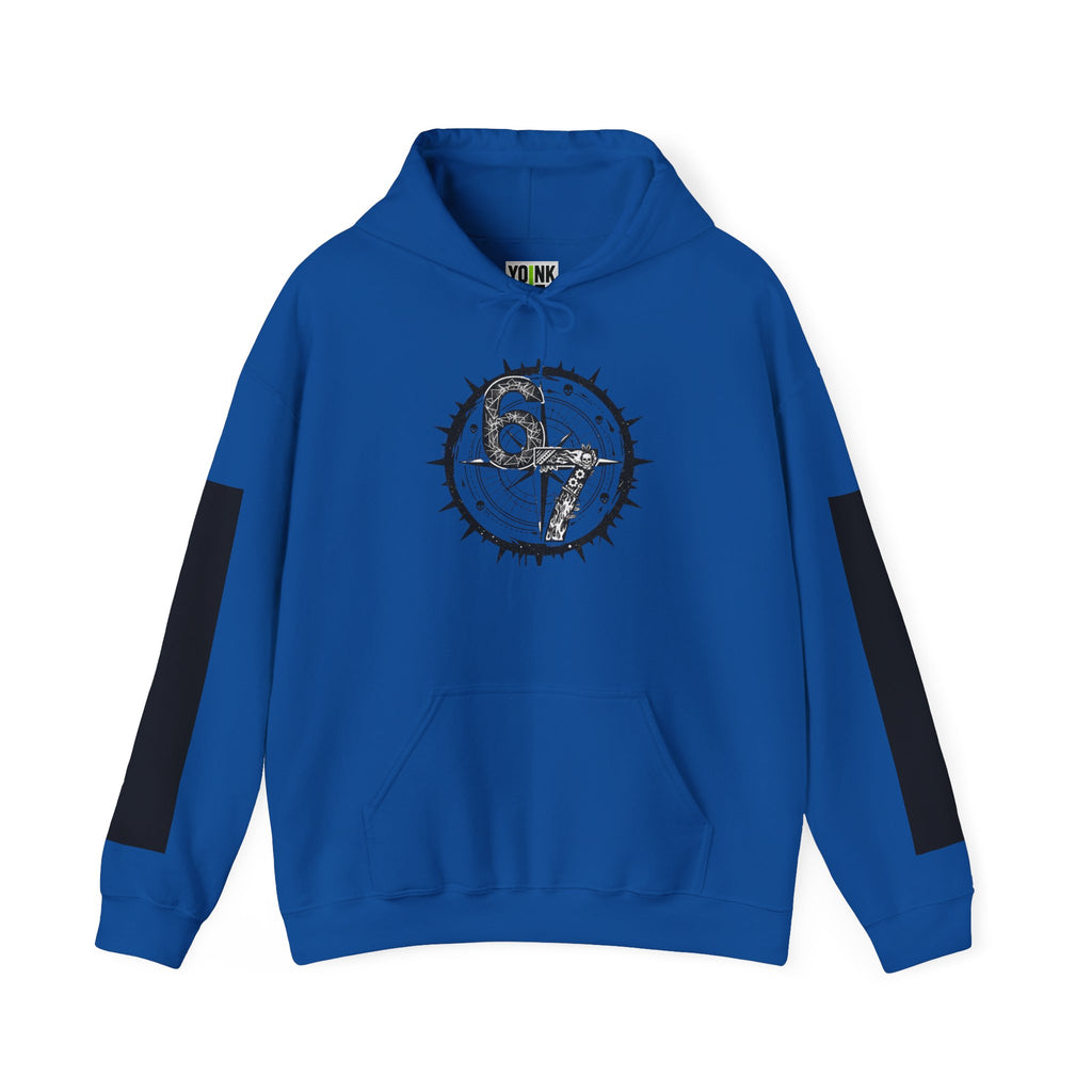 6-7 Hoodie - Minimal Funny Graphic Pullover