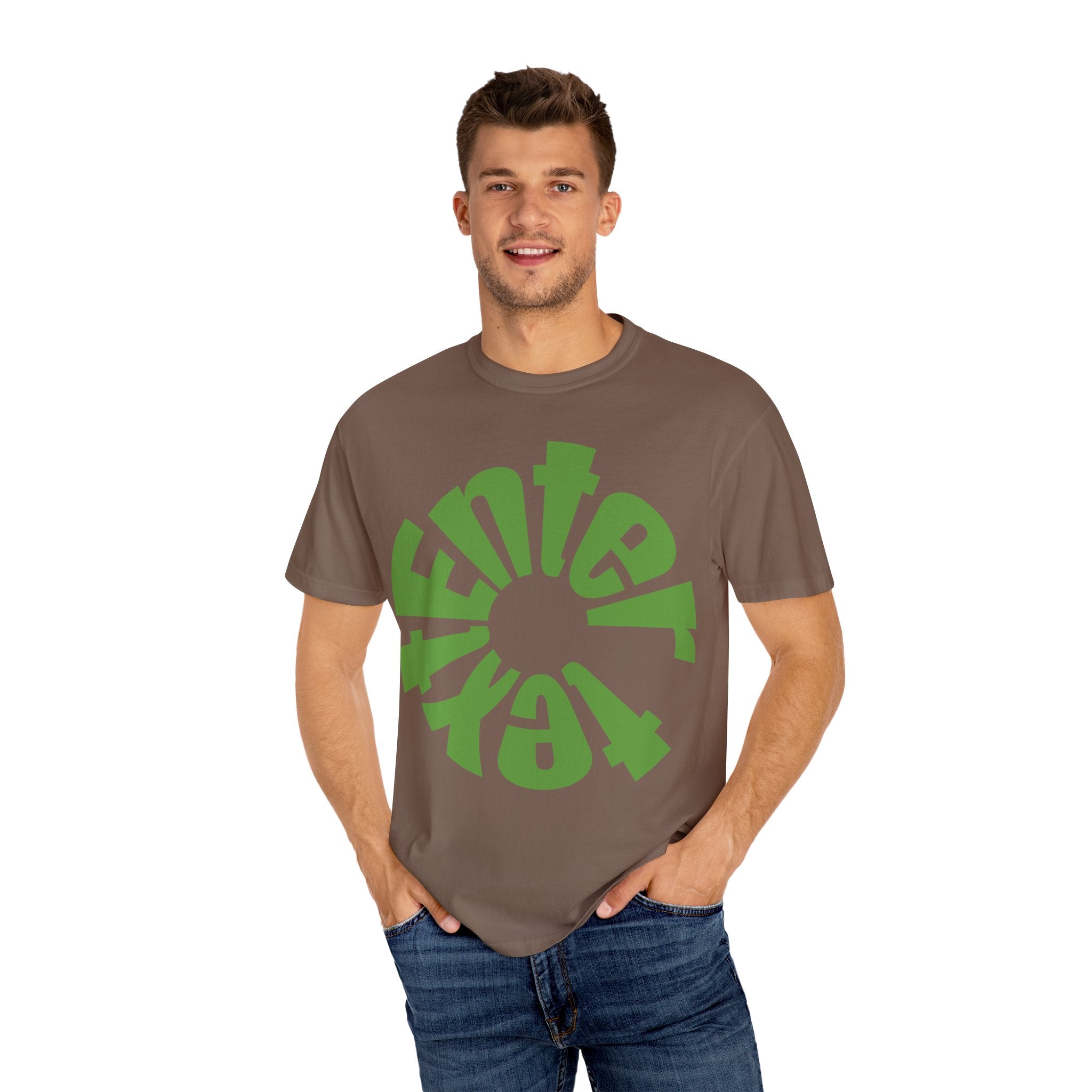 Rounded "Enter Text"  T-Shirt